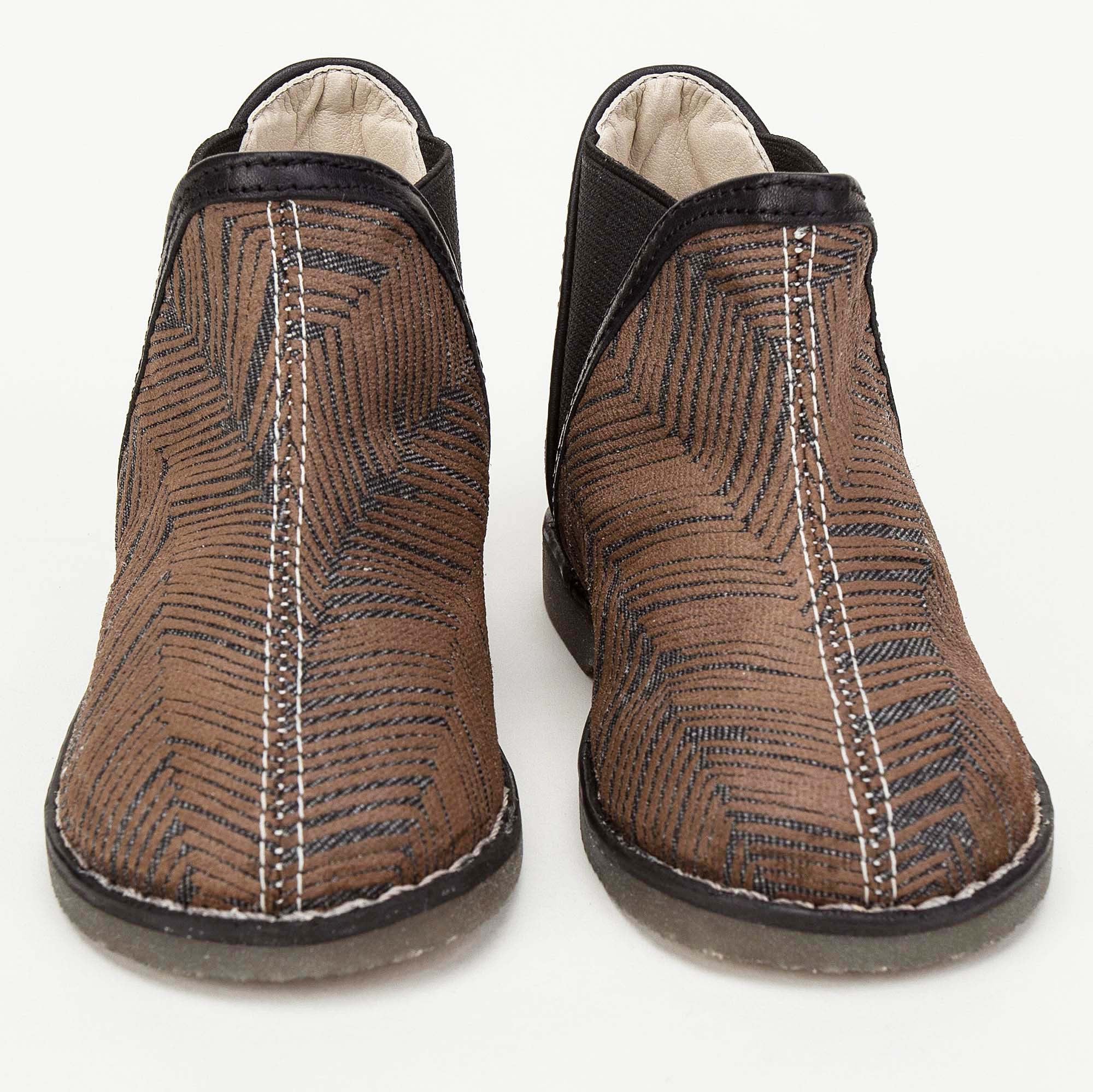 Boys Brown Cow Leather Boot