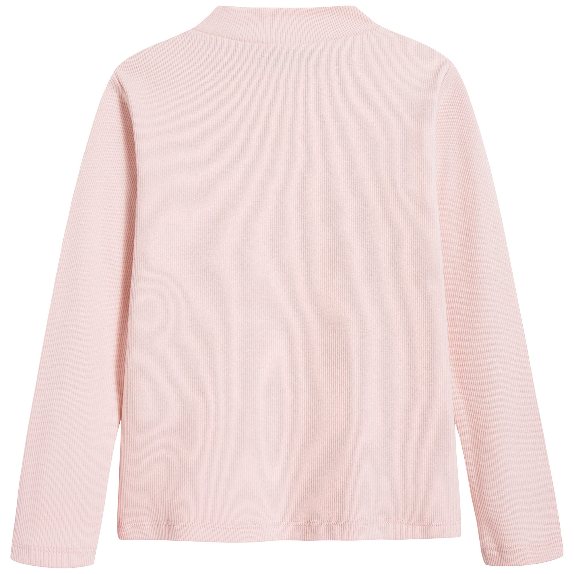 Girls Rose Nude Cotton Pullover