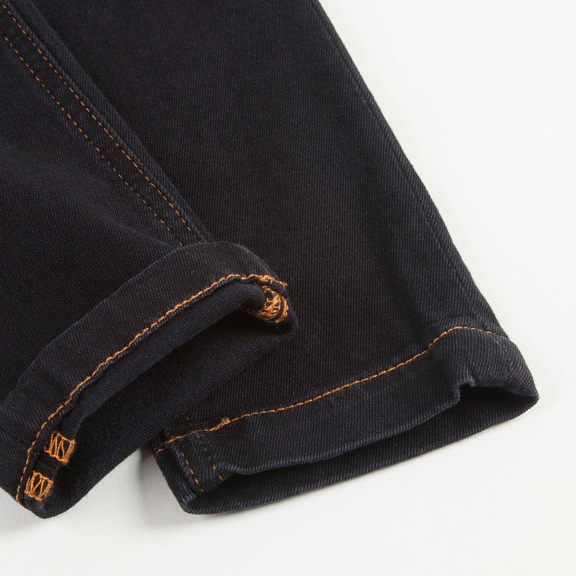 Girls Navy Blue Cotton Denim Jeans