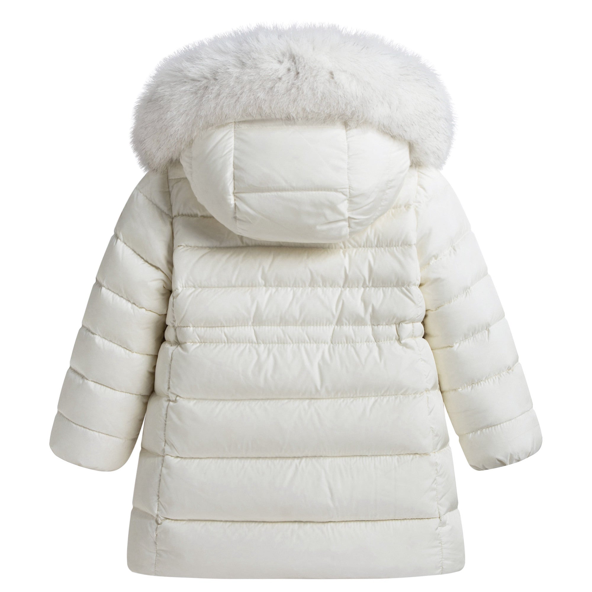 Baby Girls Ivory "Essentiel" Down Padded Jacket