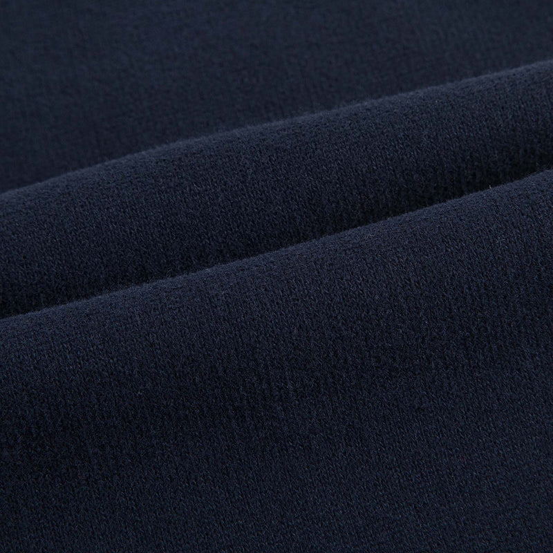 Boys Navy Blue Cotton Rinbbed Cuffs Trouser
