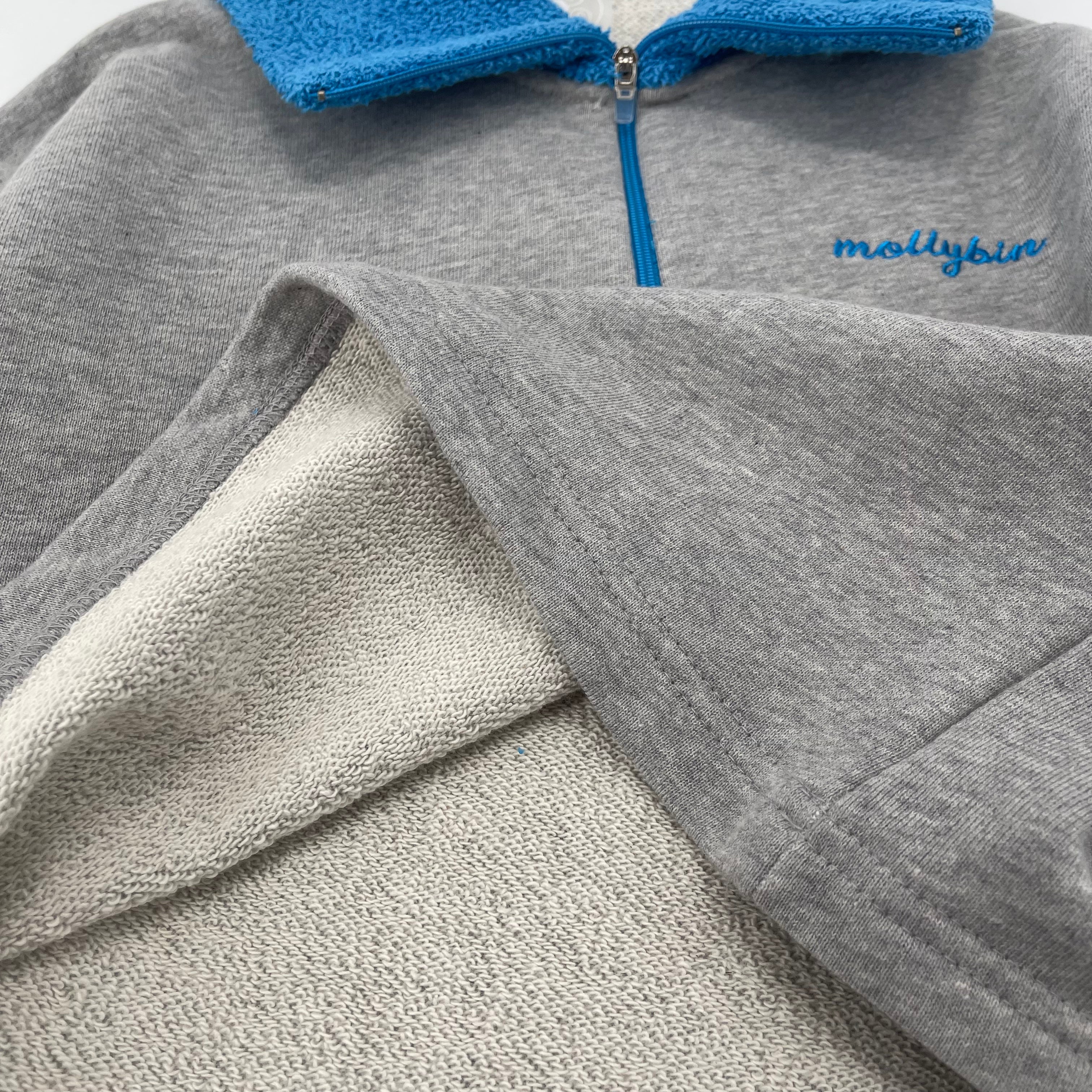 Boys & Girls Light Grey Cotton Sweatshirt