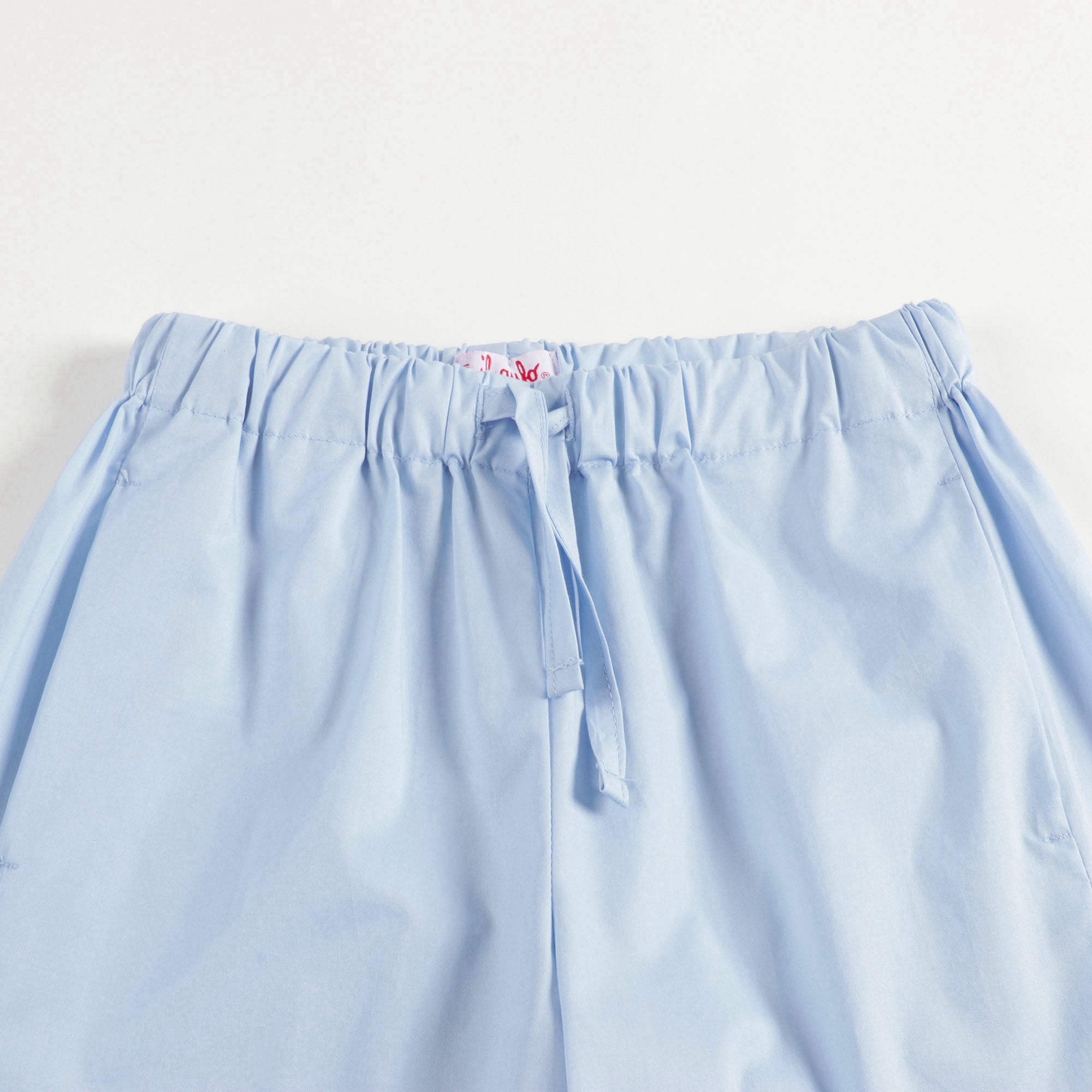 Girls Blue Cotton Trousers