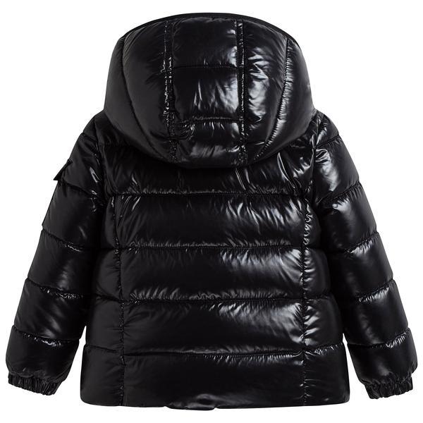 Girls Black "Bady" Padded Down Jacket