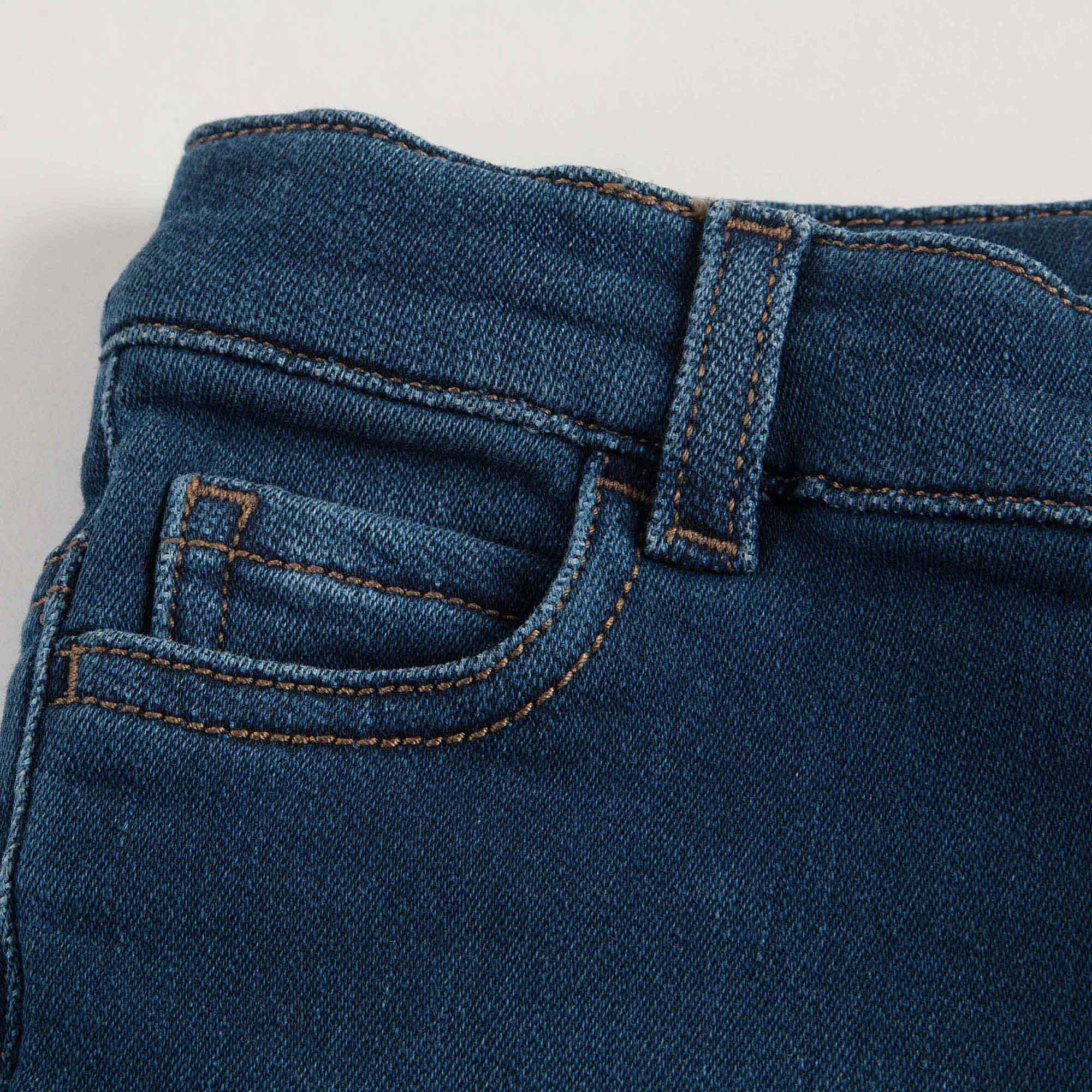 Baby Navy Blue Cotton Denim Jeans