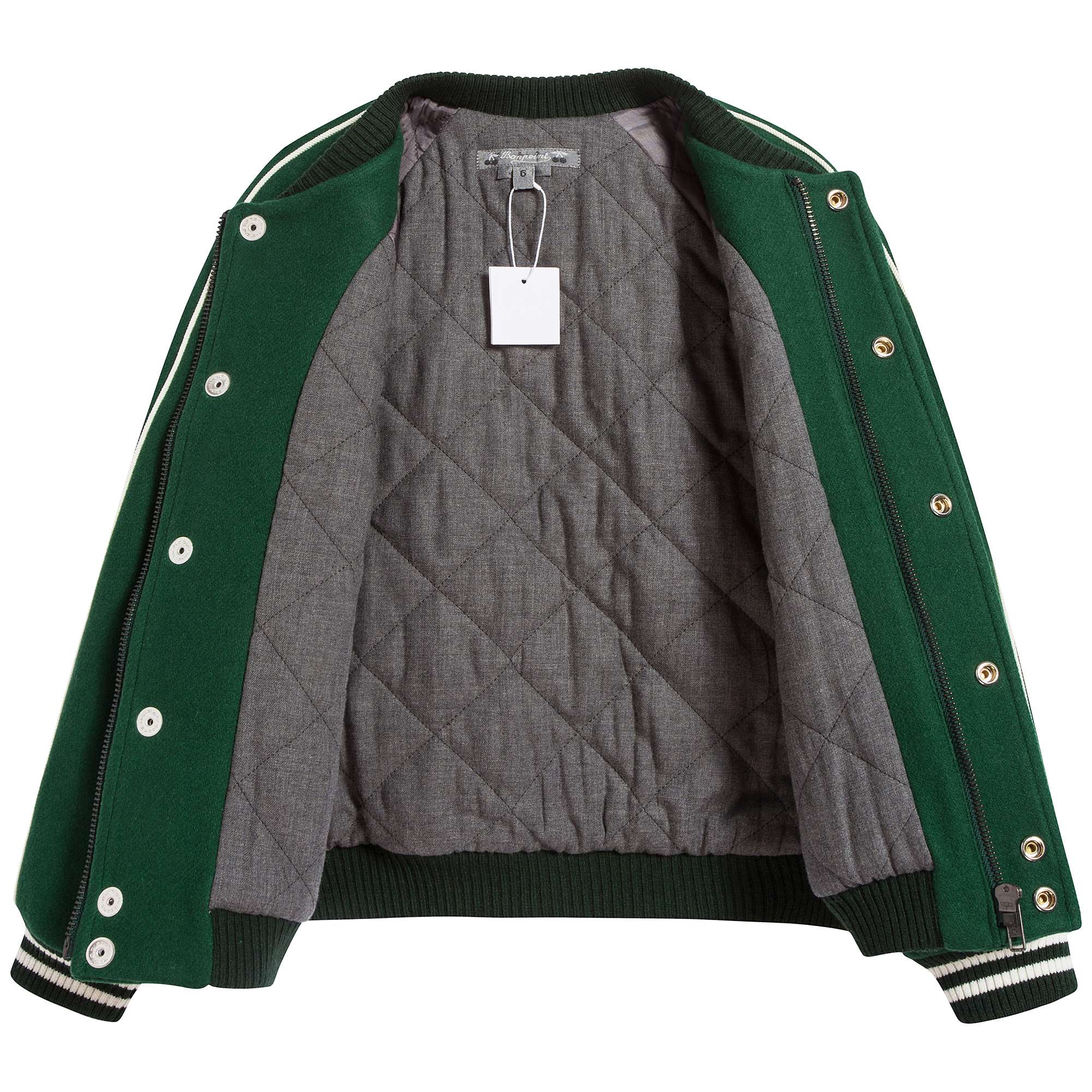 女童墨绿色外套