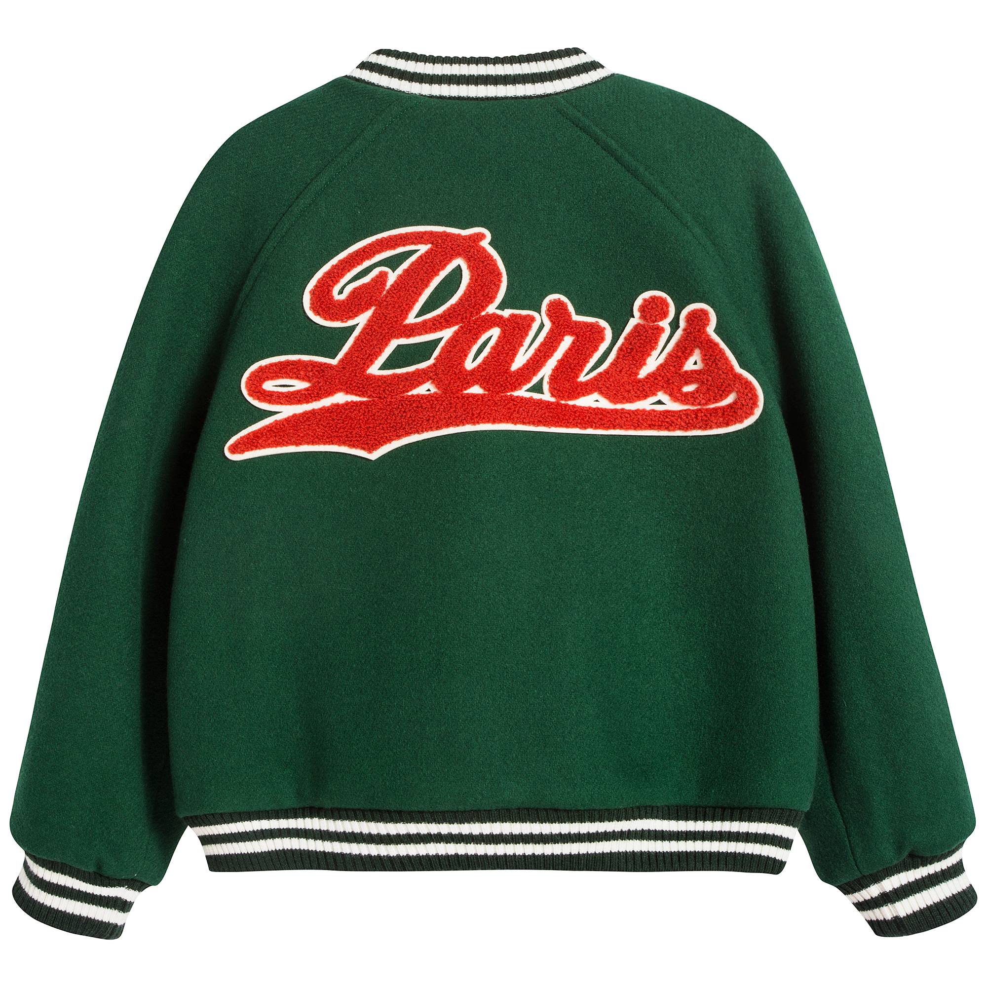 女童墨绿色外套