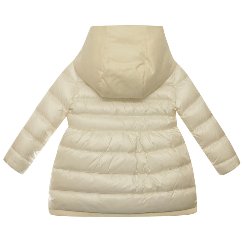 Baby Girls White Patch Pocket Padded Down 'Ramla'Jacket - CÉMAROSE | Children's Fashion Store - 2