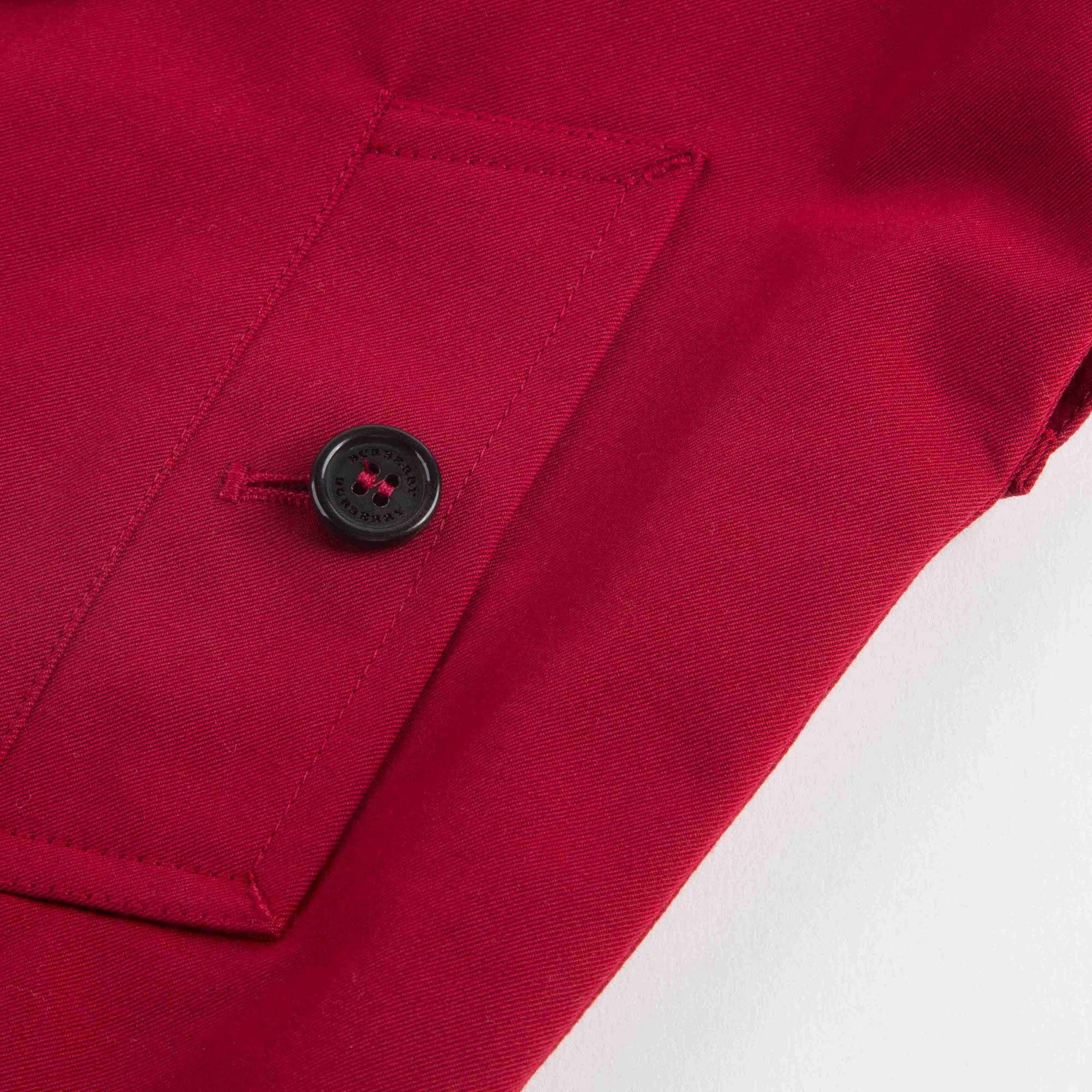 Baby Girls Red Trench Coat
