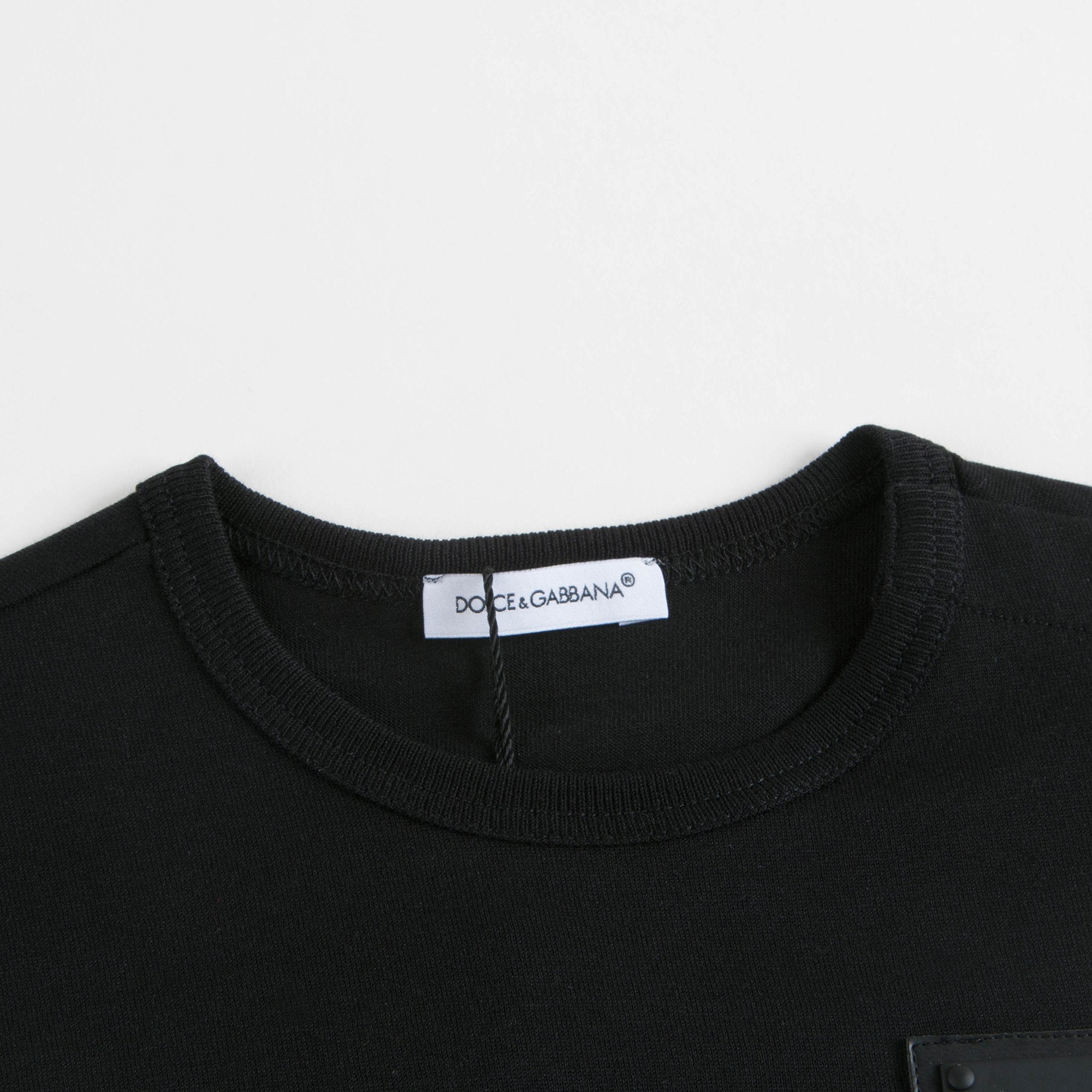 Baby Boys Black Cotton T-shirt