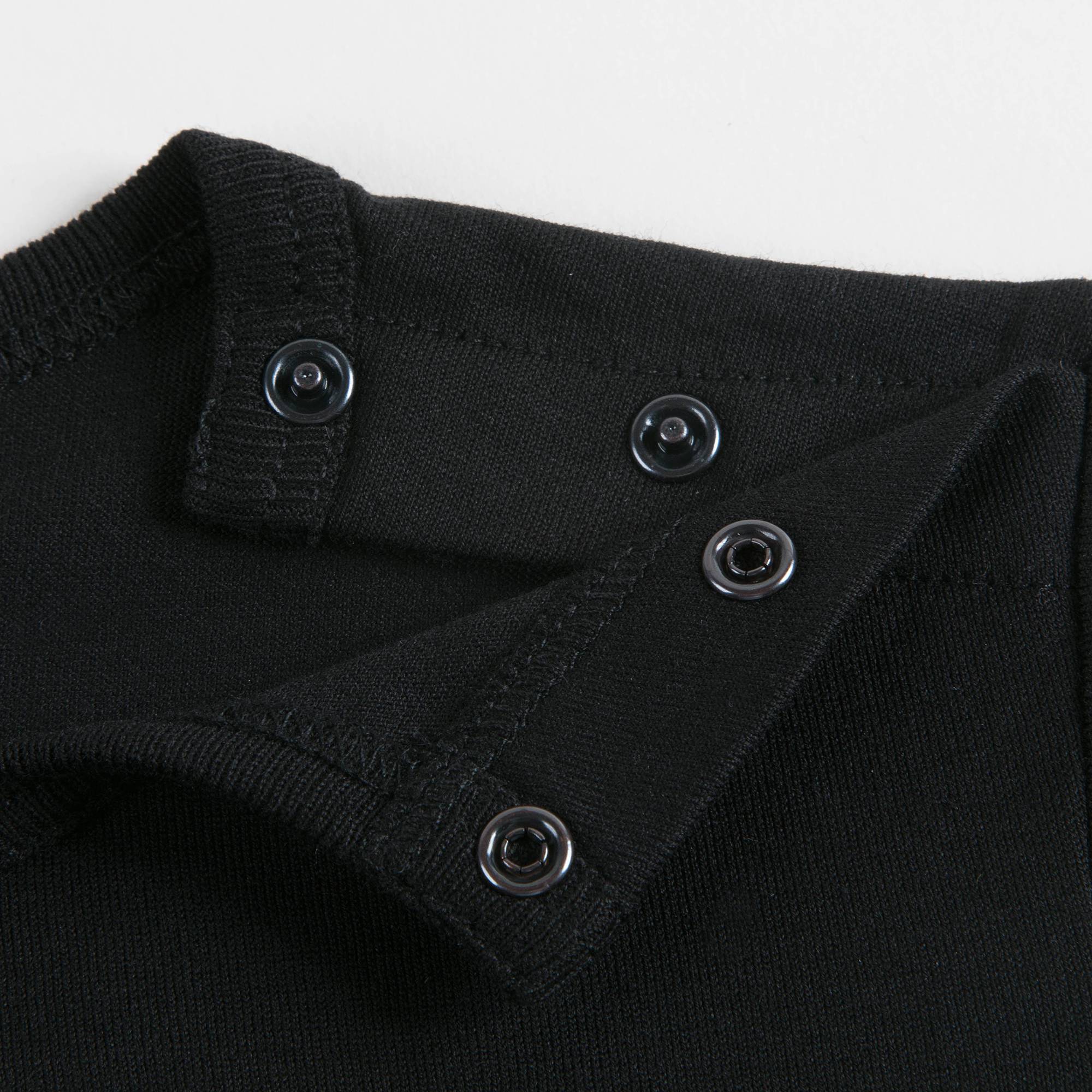 Baby Boys Black Cotton T-shirt