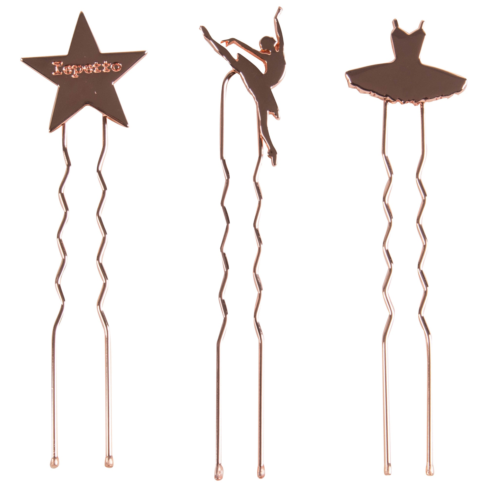 Girls Pink Metal Hairpin