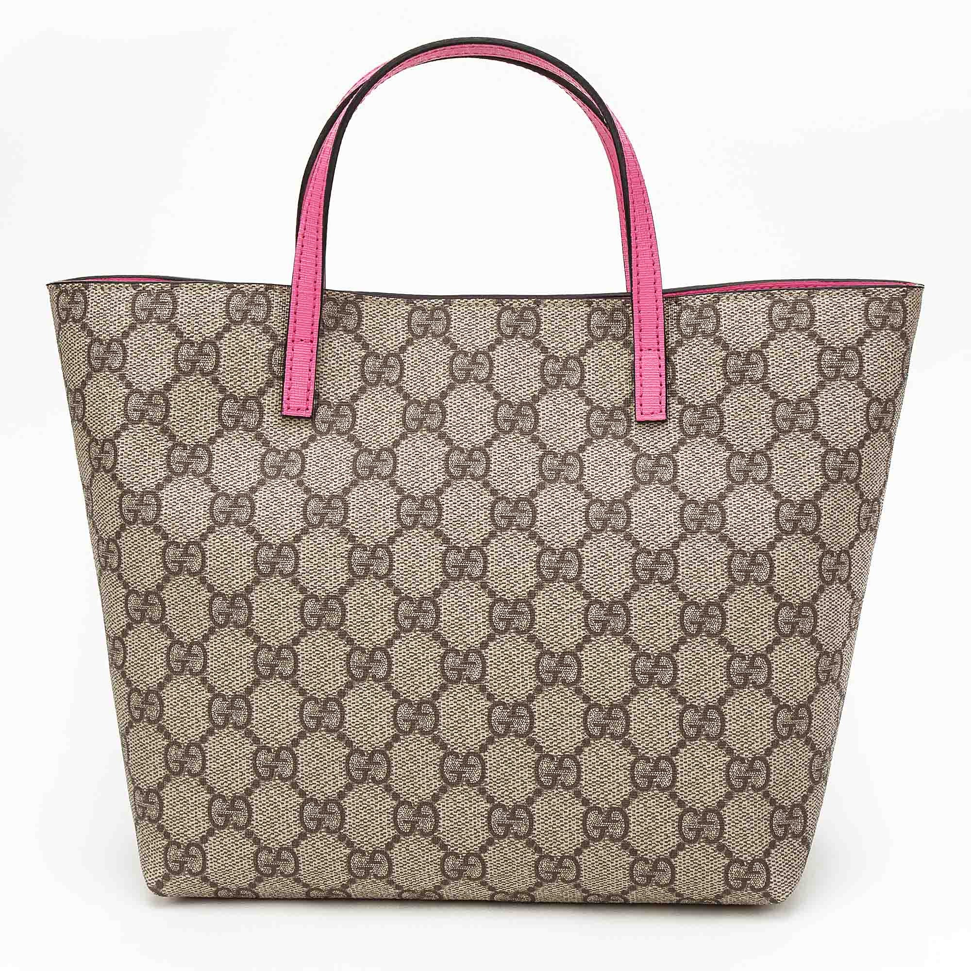 Gurls Light Brown Bear Trims Handbag