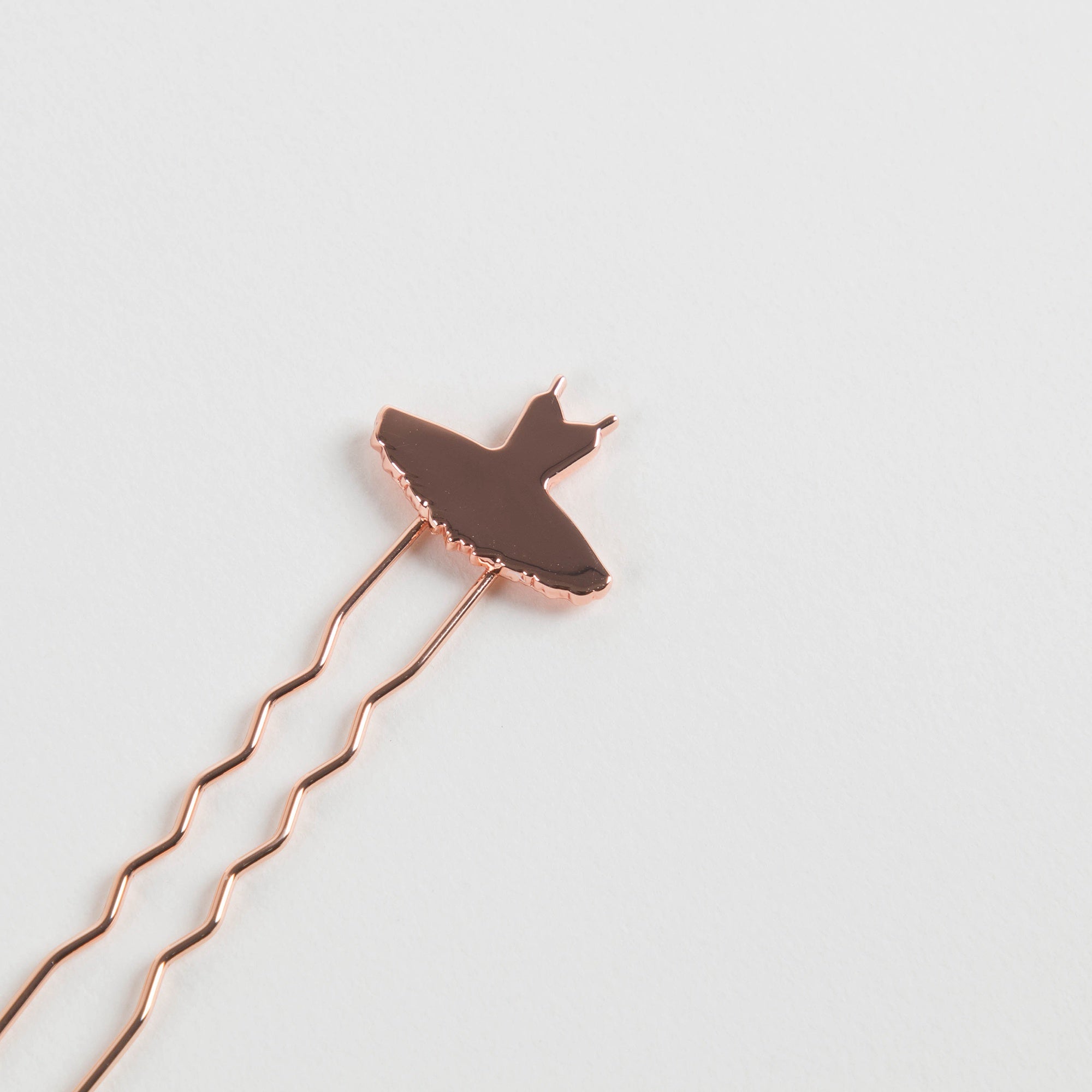 Girls Pink Metal Hairpin