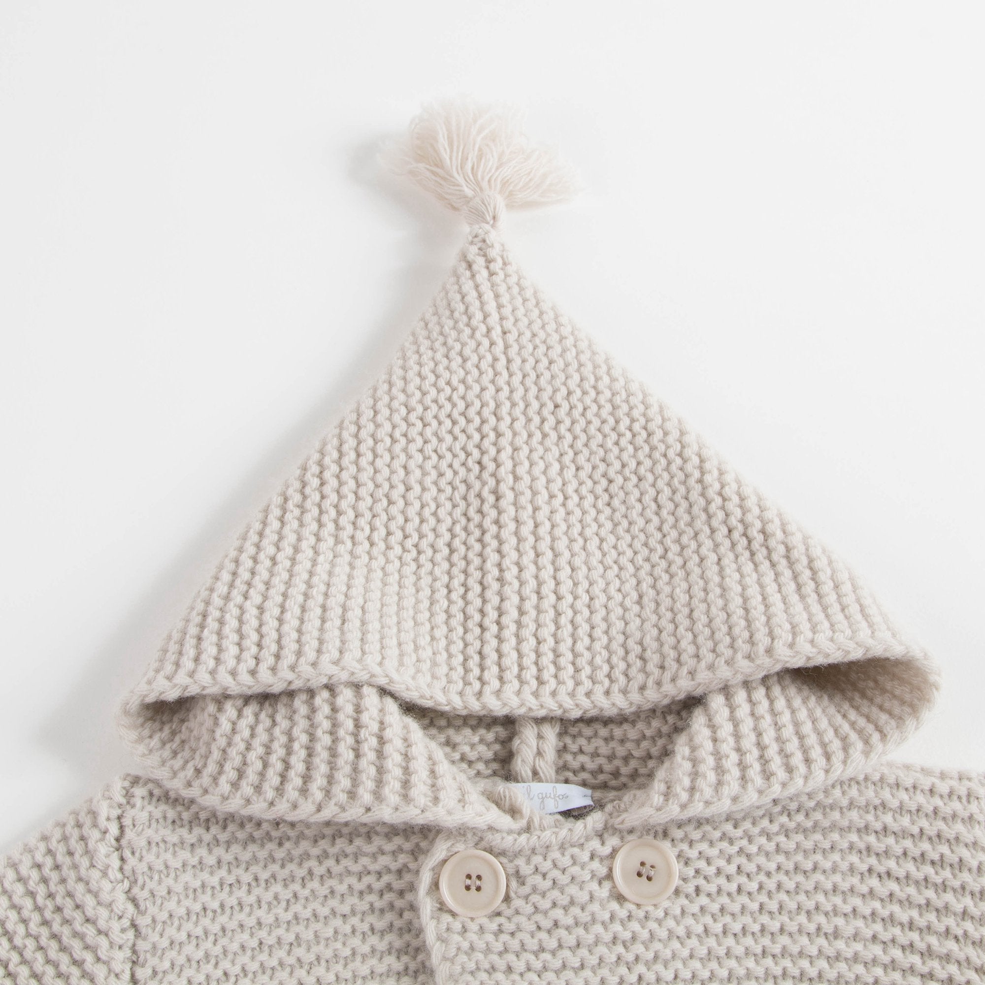 Baby Girls Vellum Beige Cardigan