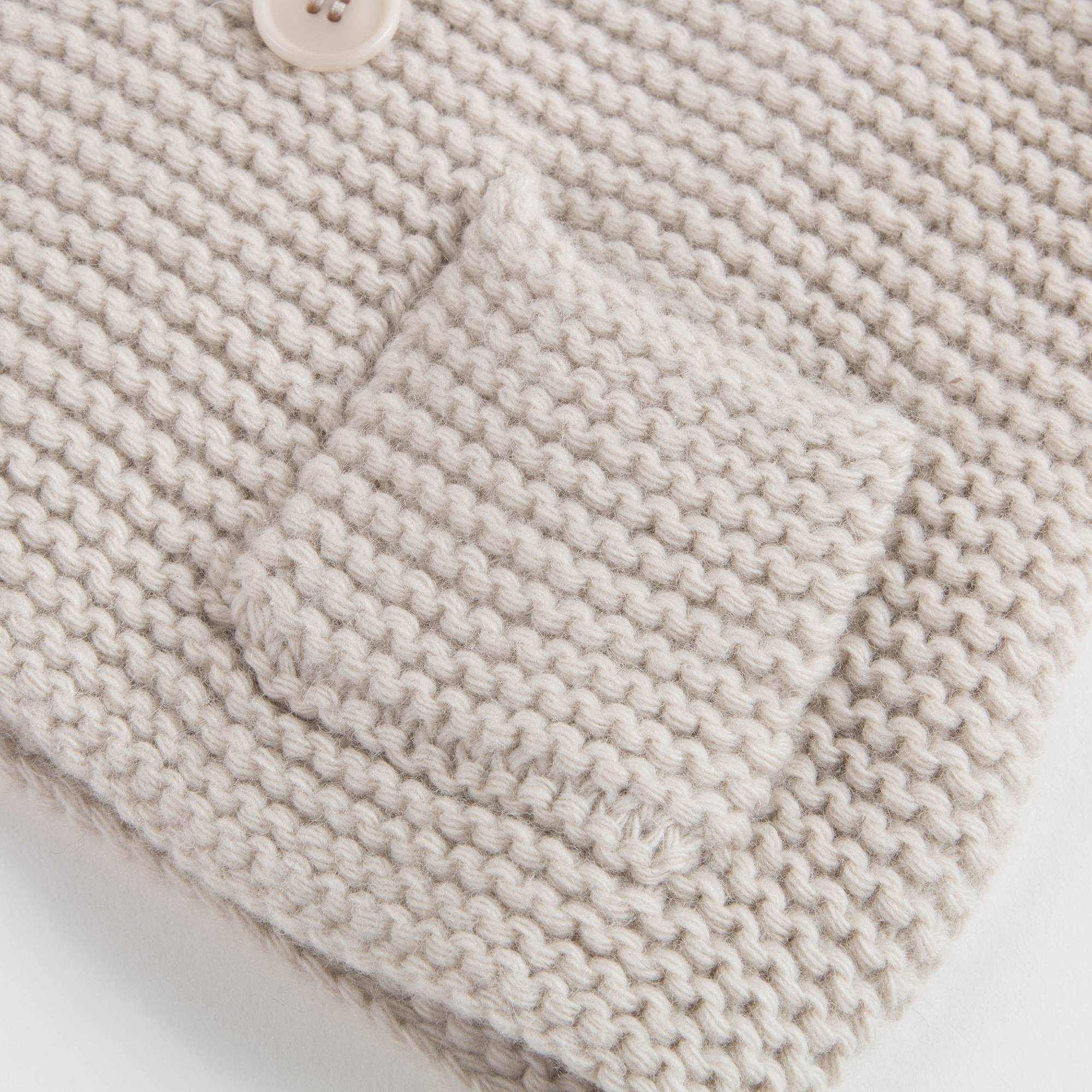 Baby Girls Vellum Beige Cardigan