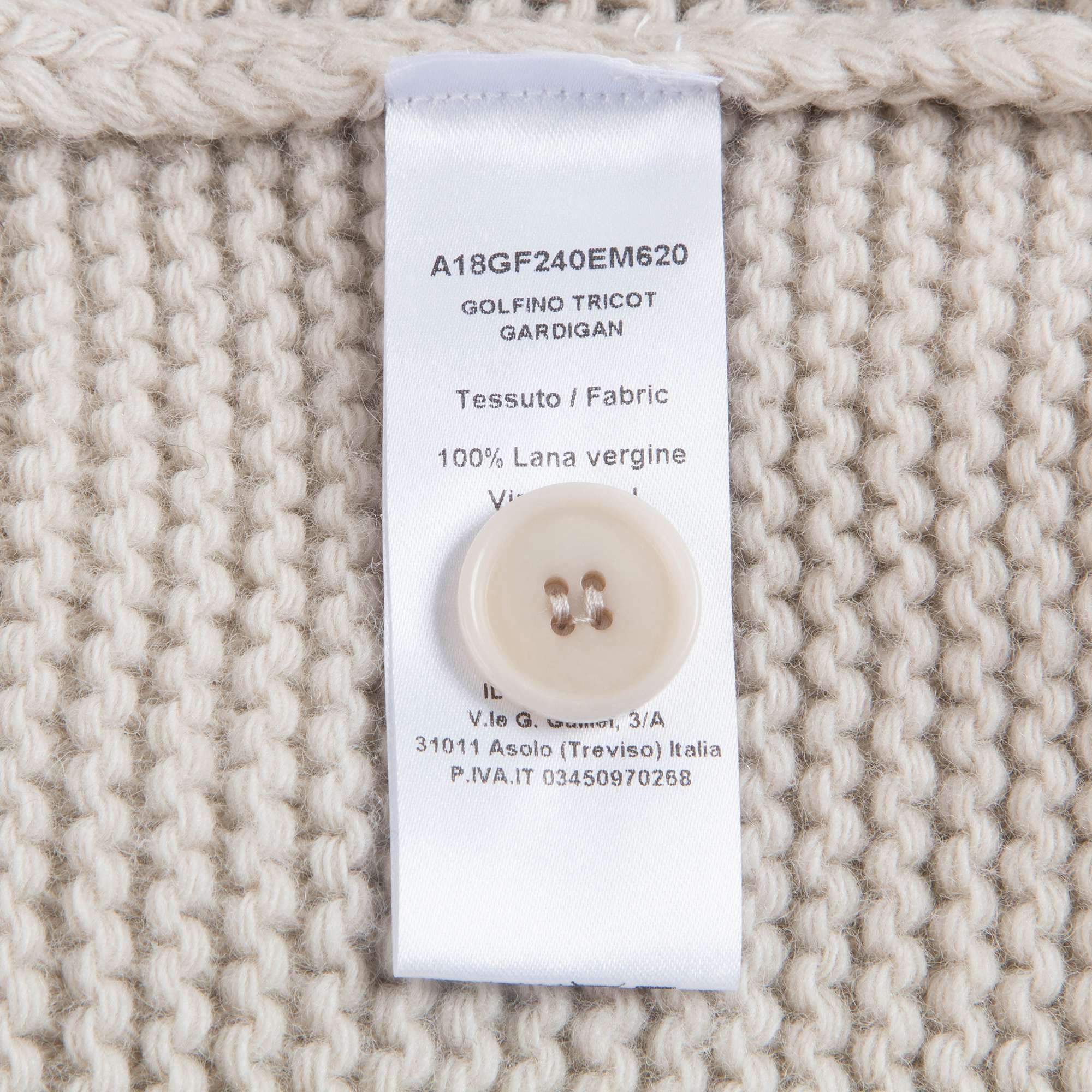 Baby Girls Vellum Beige Cardigan