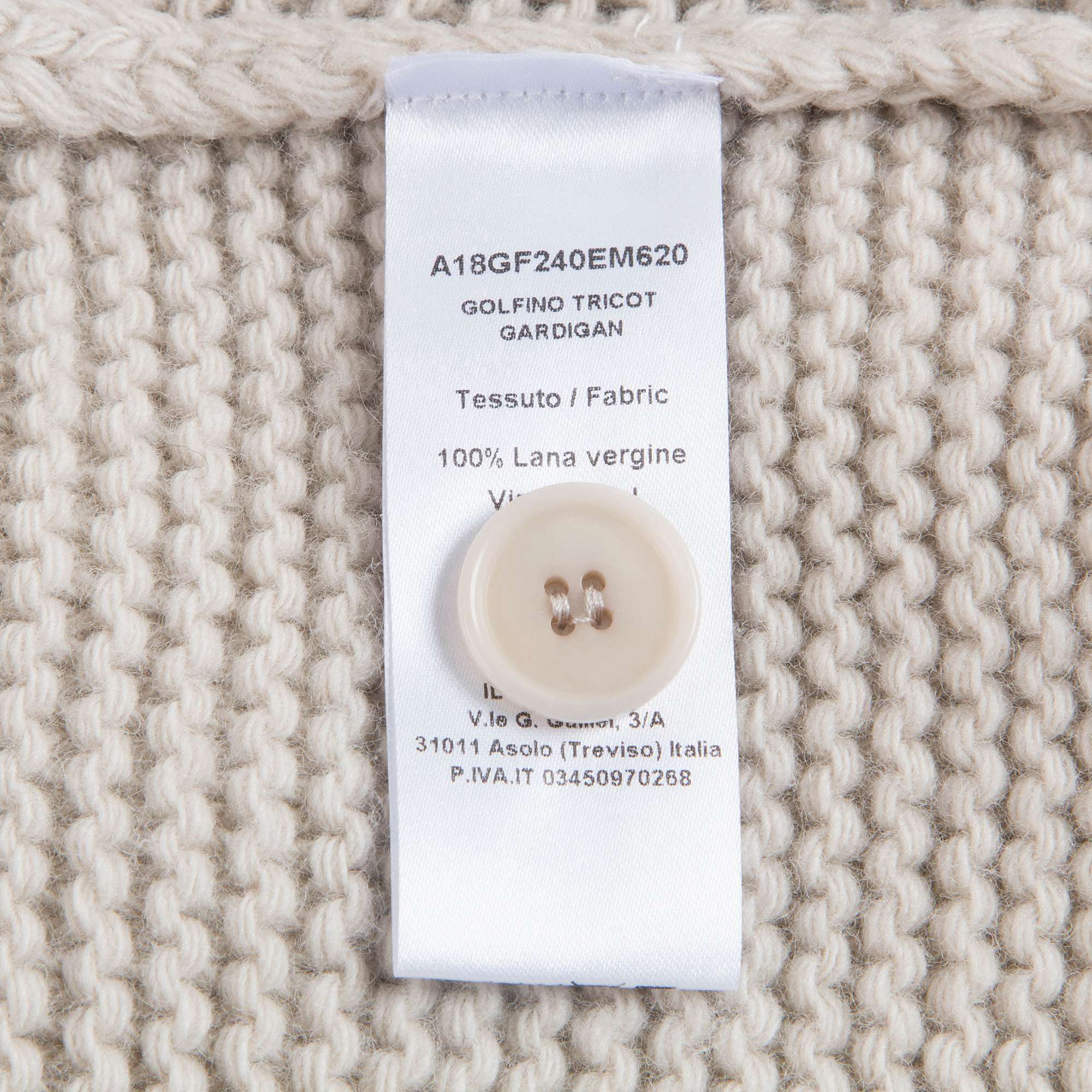 Baby Girls Vellum Beige Cardigan