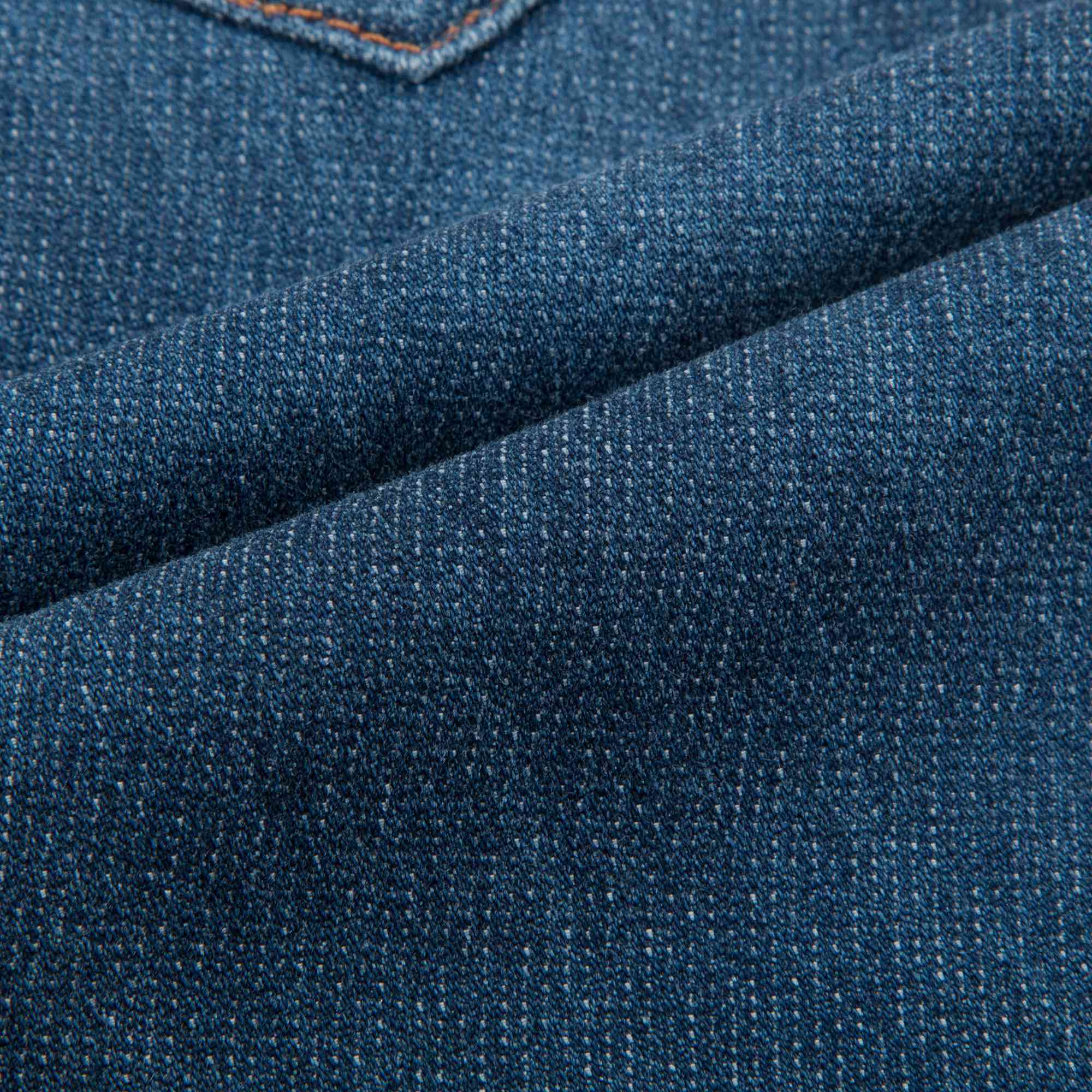 Baby Girls Blue Jean Cotton Trousers