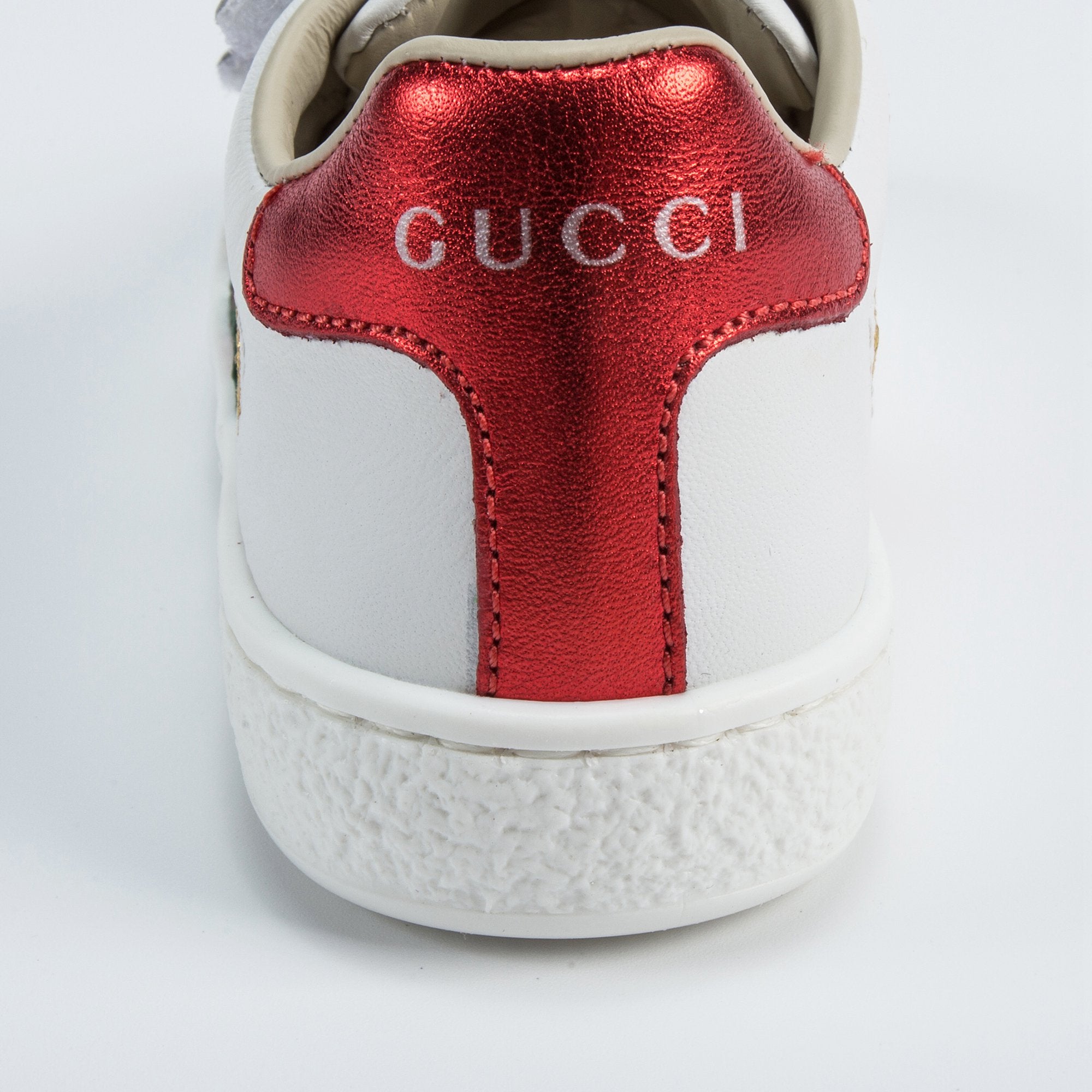 Girls & Boys White Velcro Leather Board Shoes