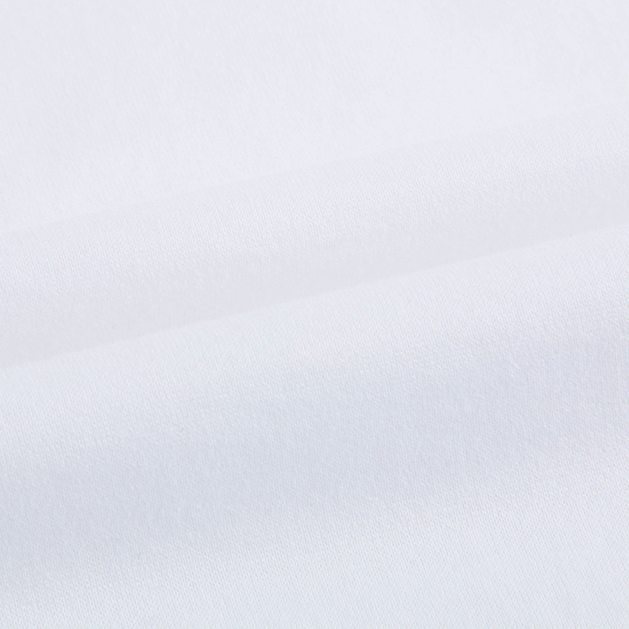 Girls White Cotton T-shirt