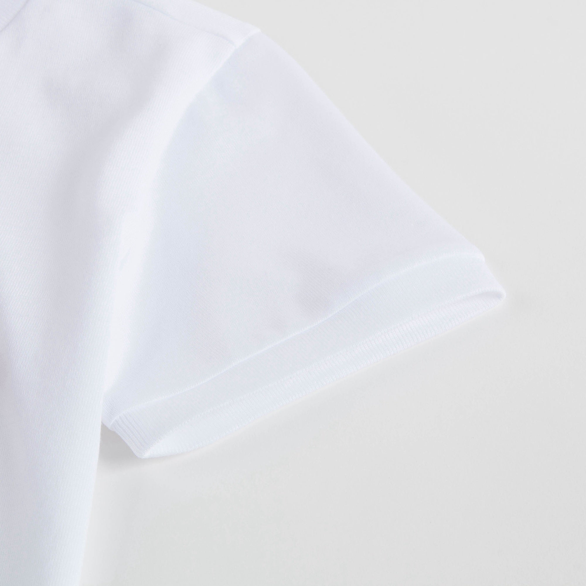 Girls White "Love" Cotton T-shirt