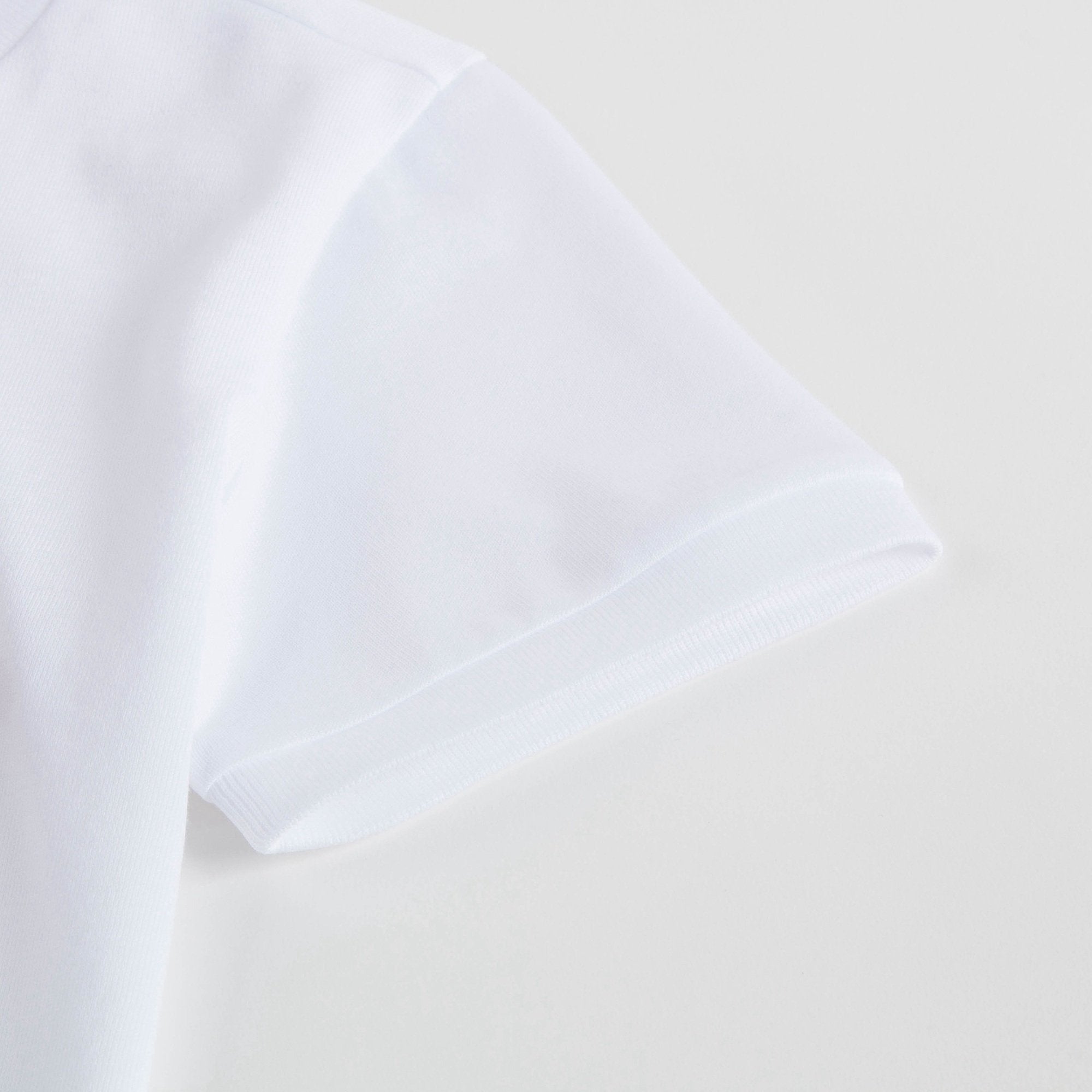 Girls White "Love" Cotton T-shirt