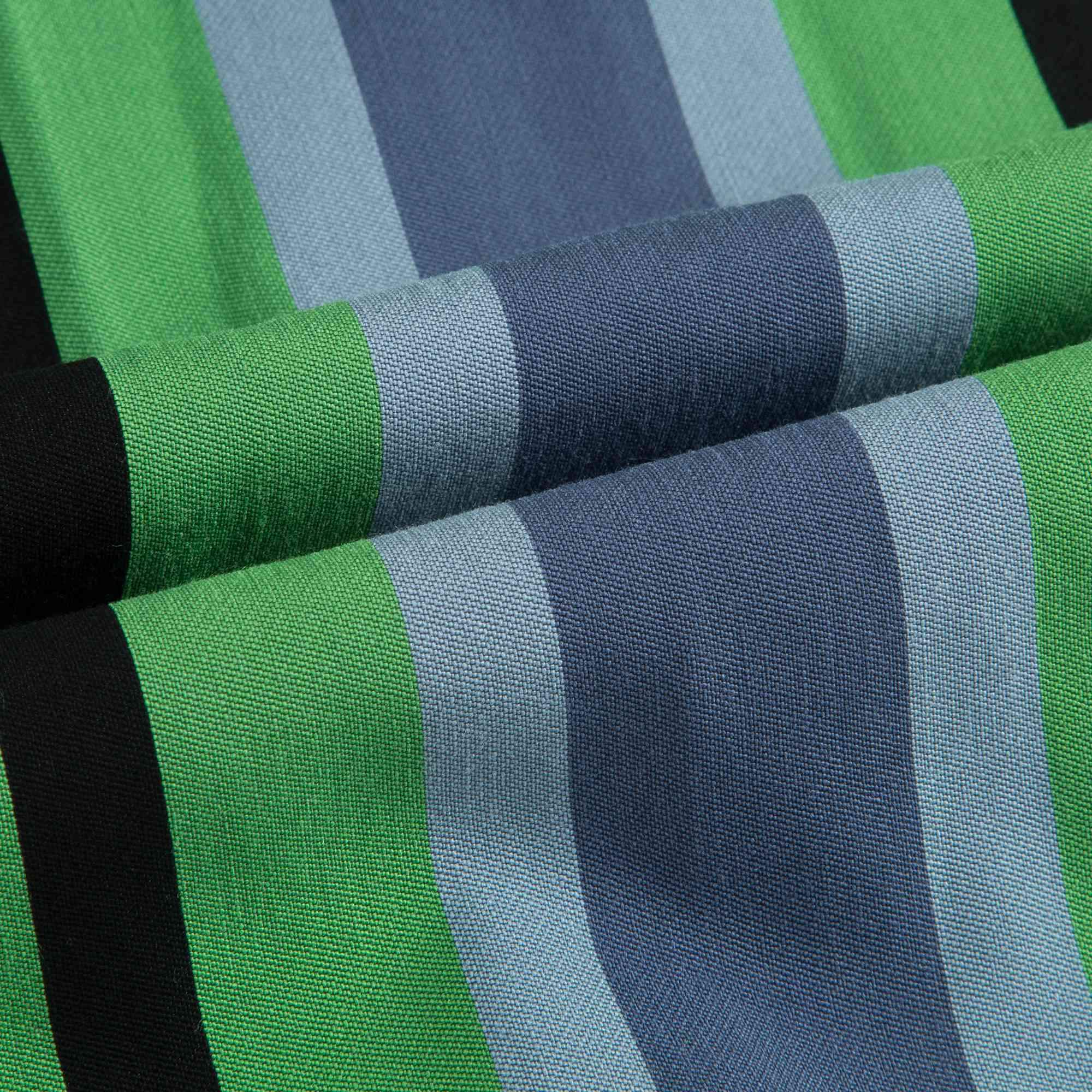 Girls Green Striped Dress