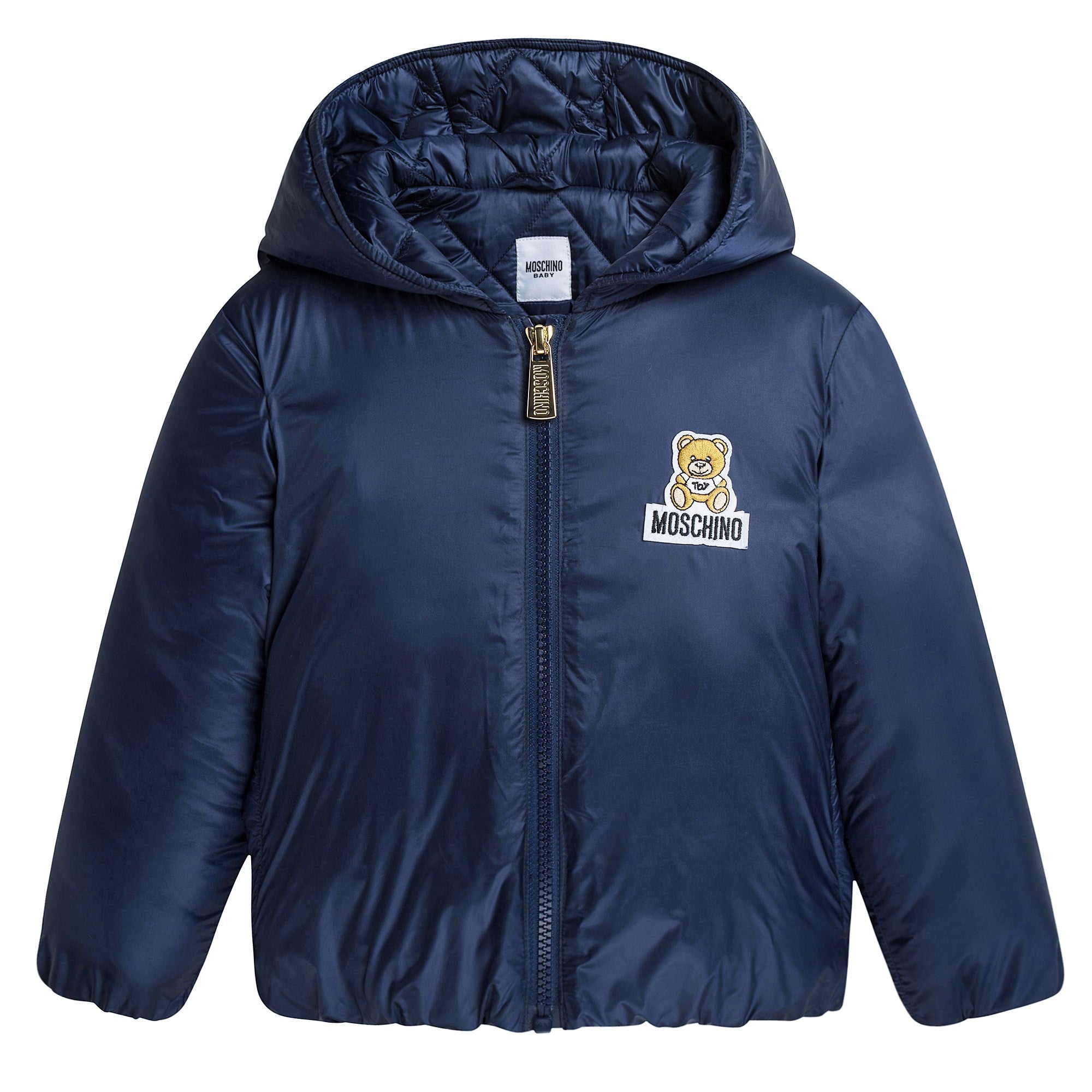 Baby Boys Blue Padded Showerproof Jacket