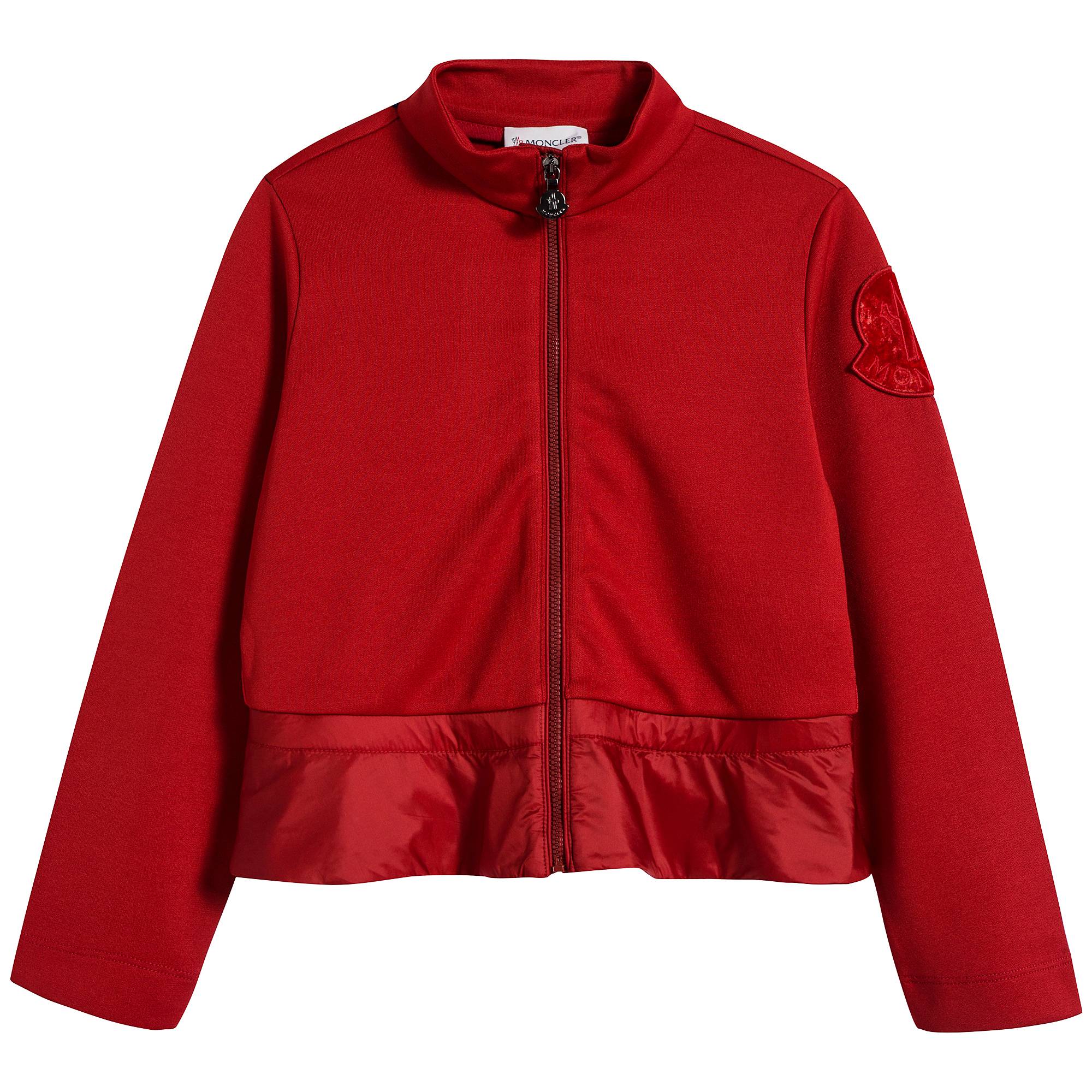 Boys Red "MAGLIA" Cardigan