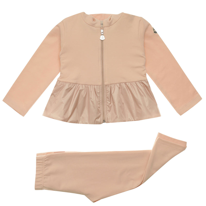Baby Girls Light Pink Top & Bottom Two Piece Set - CÉMAROSE | Children's Fashion Store - 1