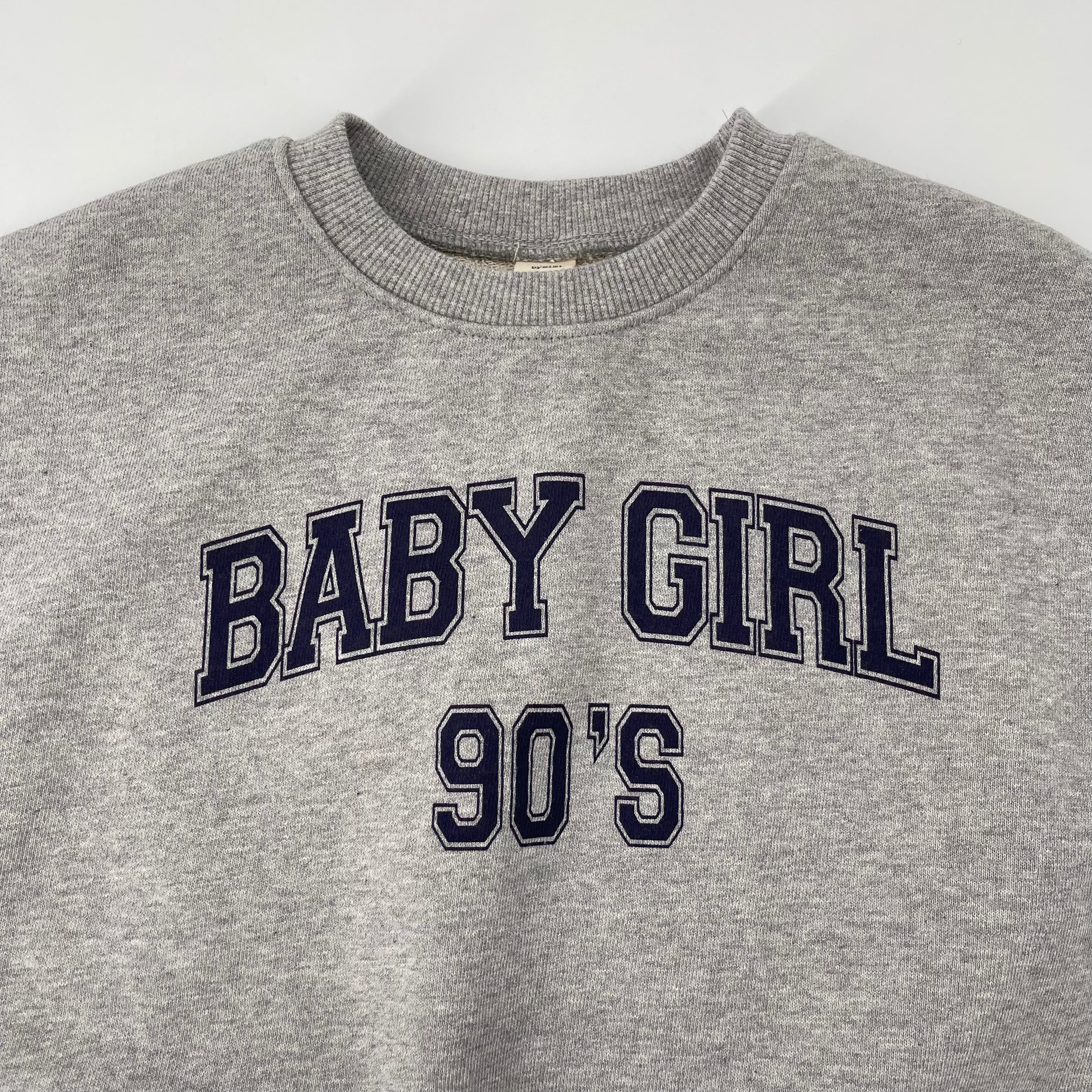 Girls Grey Logo Cotton Vest