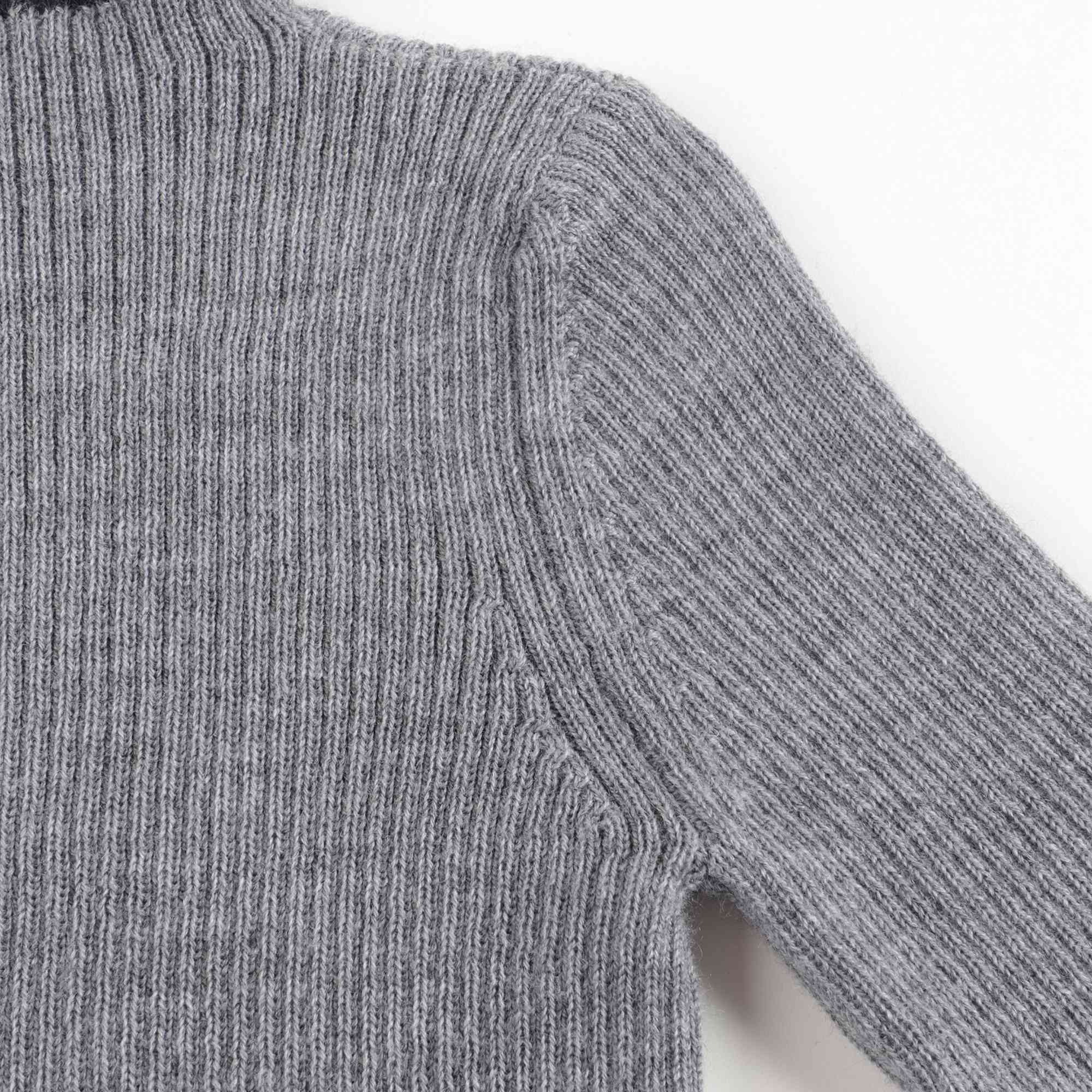 Girls Slate Grey Wool Jumper