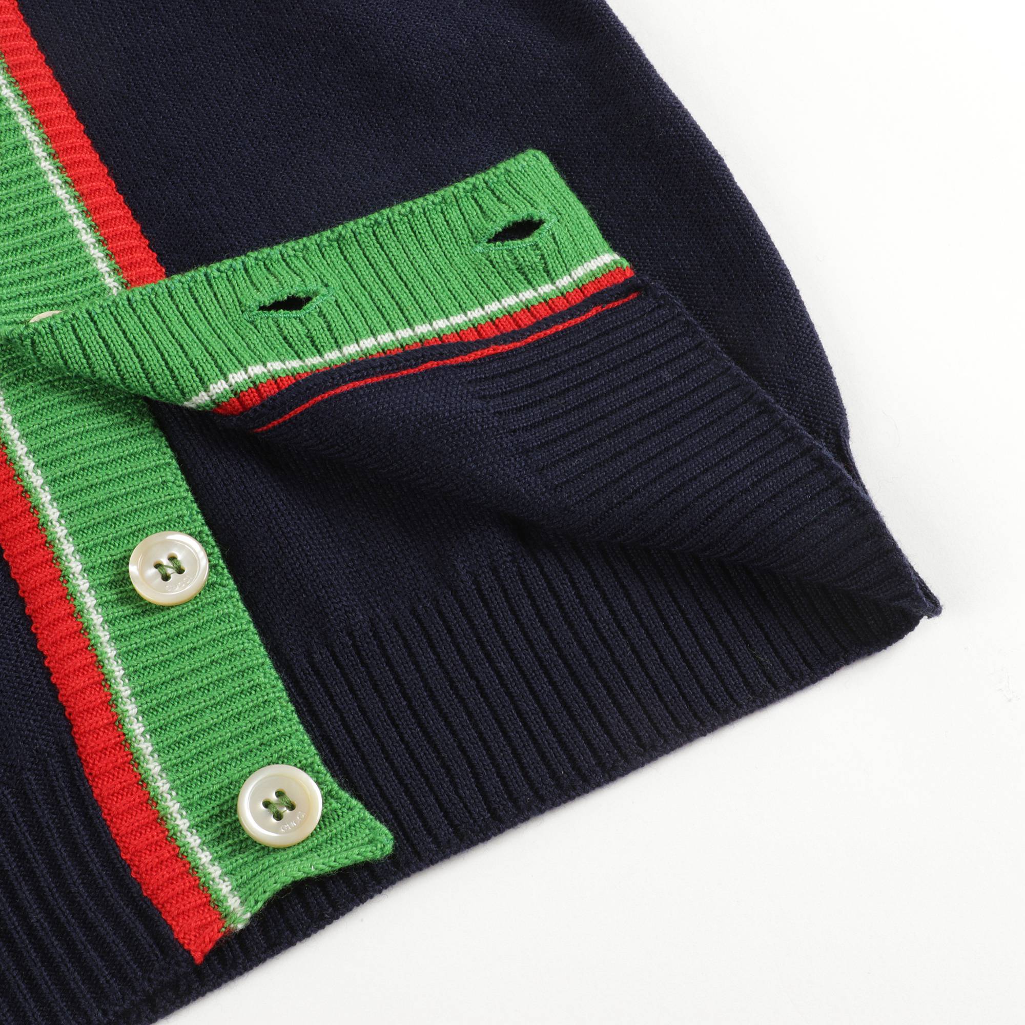 Boys & Girls Oltremare Wool Cardigan