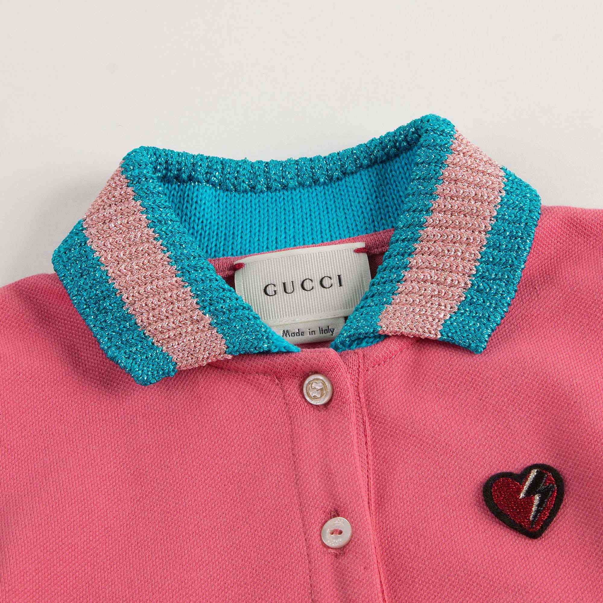 Baby Girls Pink Peter Pan Collar Dress
