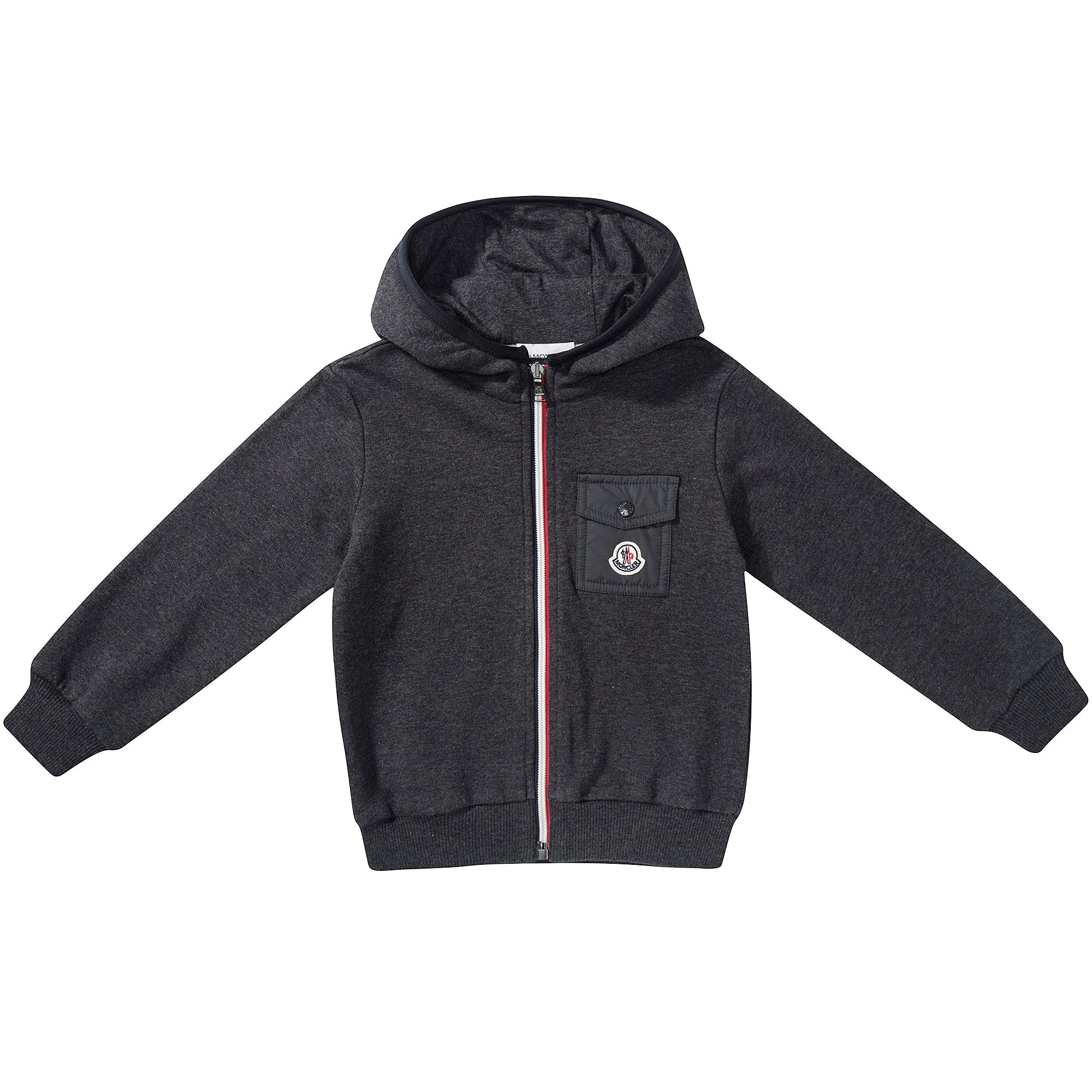 Boys Dark Grey Cotton Tracksuit