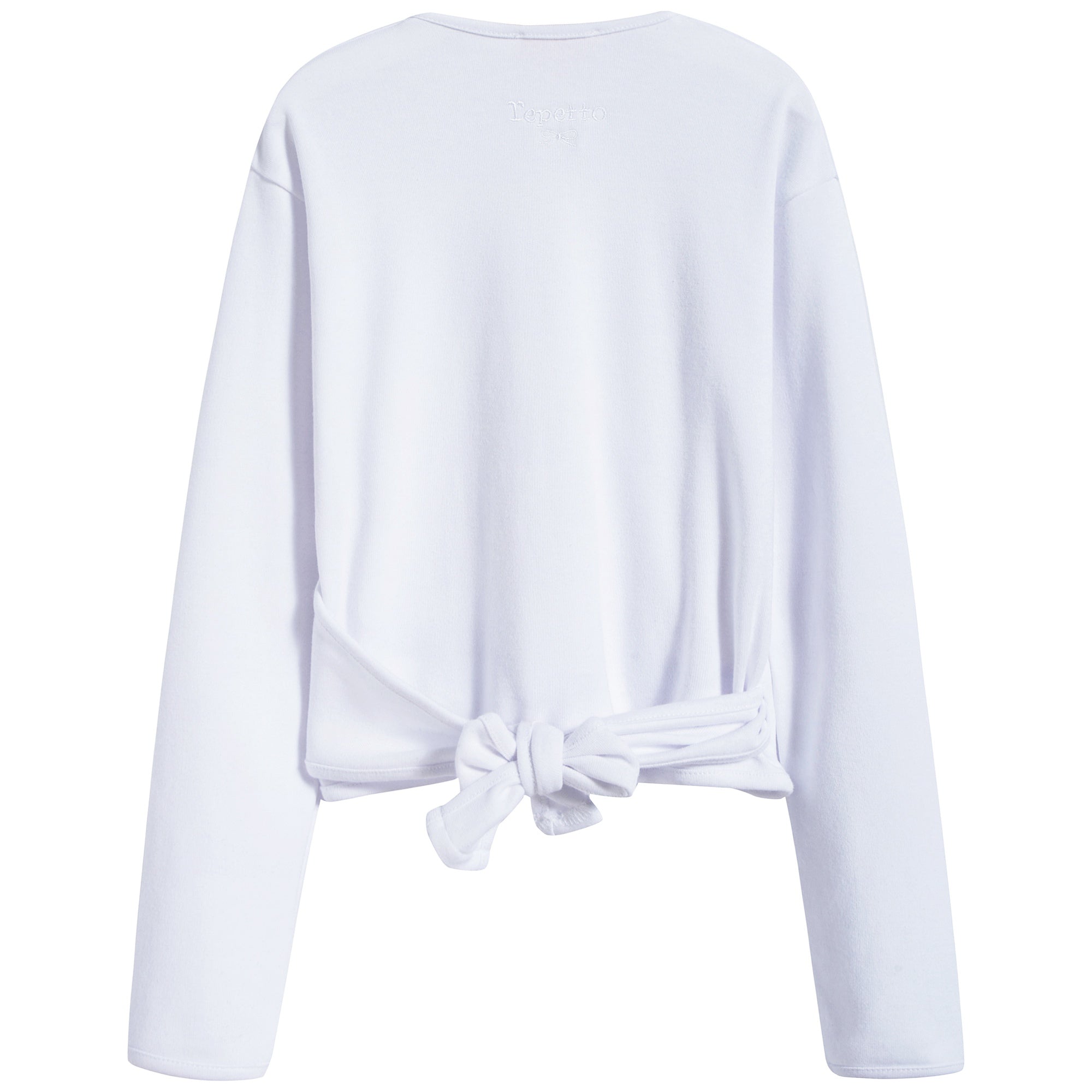 Girls White Cotton Top