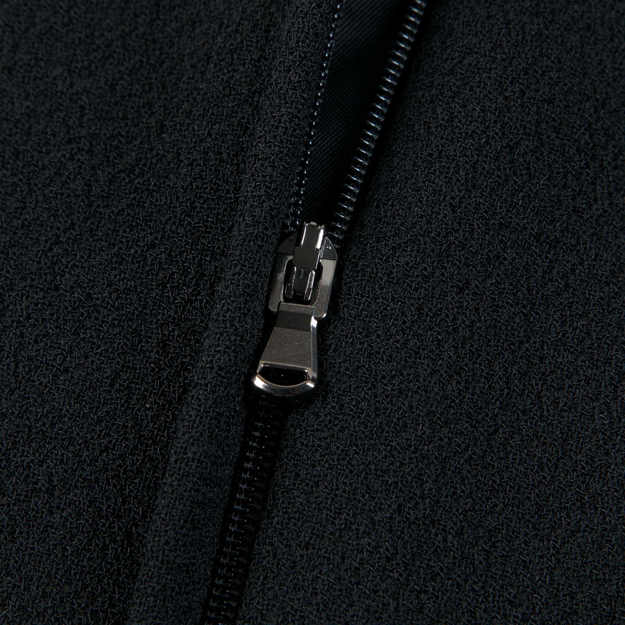 Girls Black "DG" Wool Dress