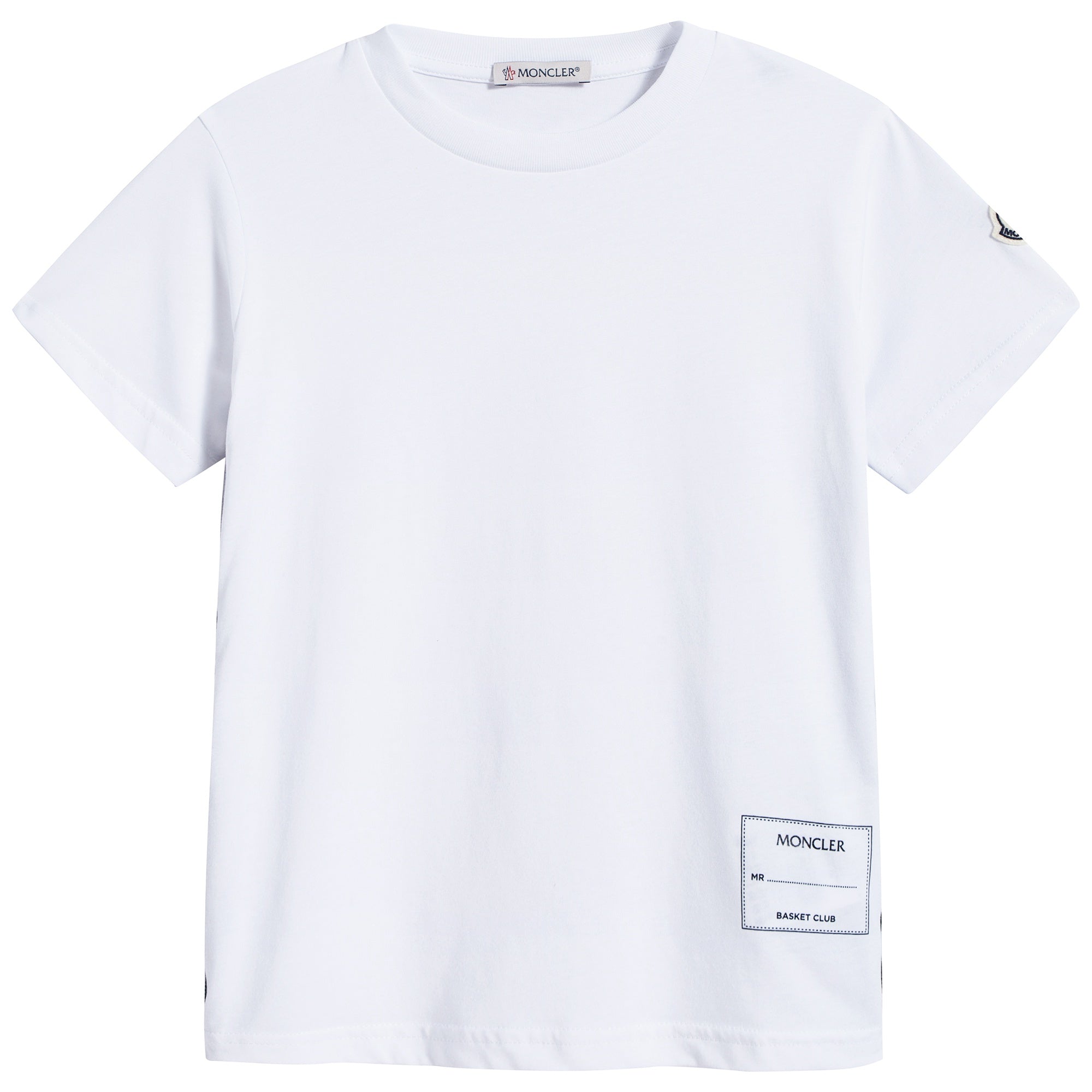 Boys White Cotton T-shirt