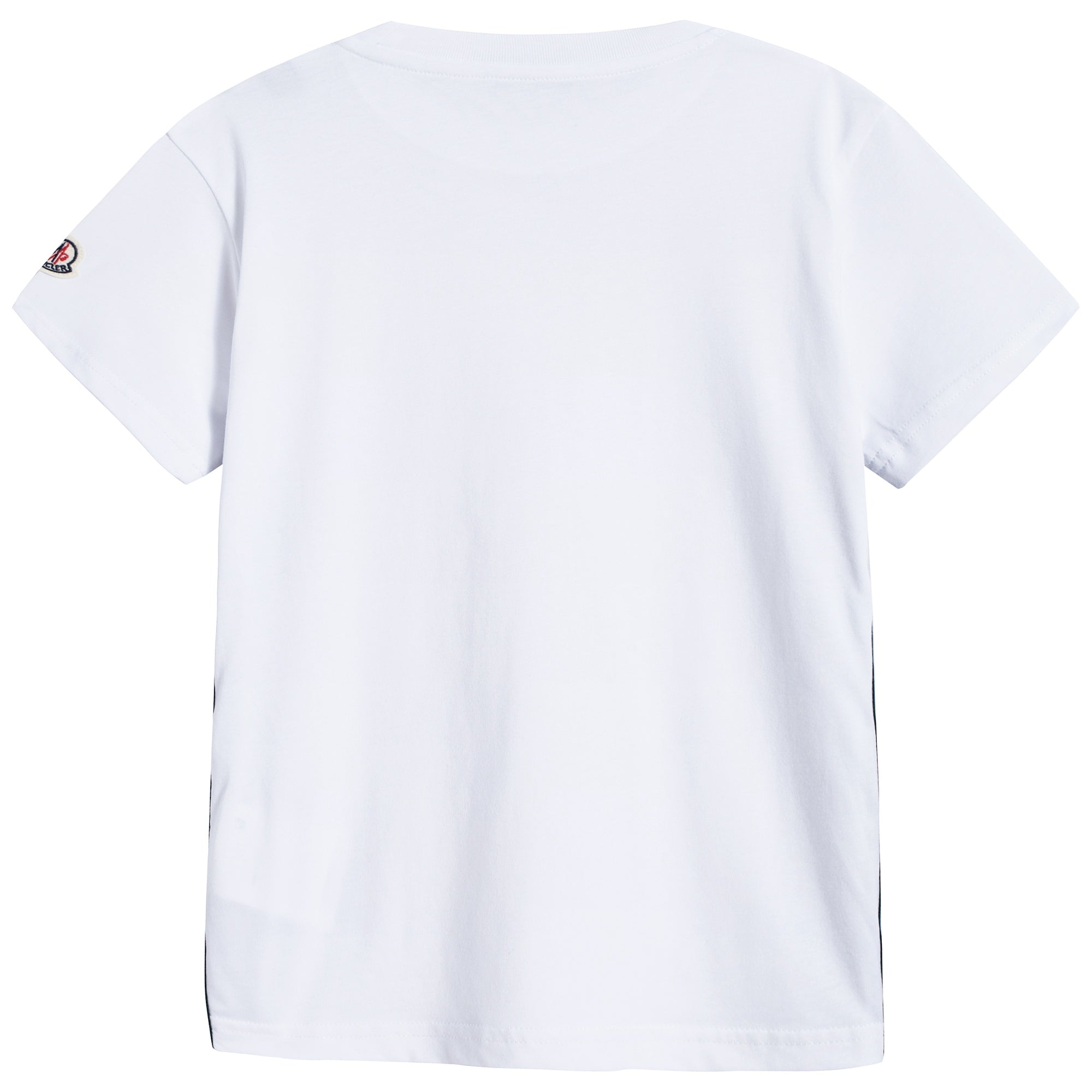 Boys White Cotton T-shirt