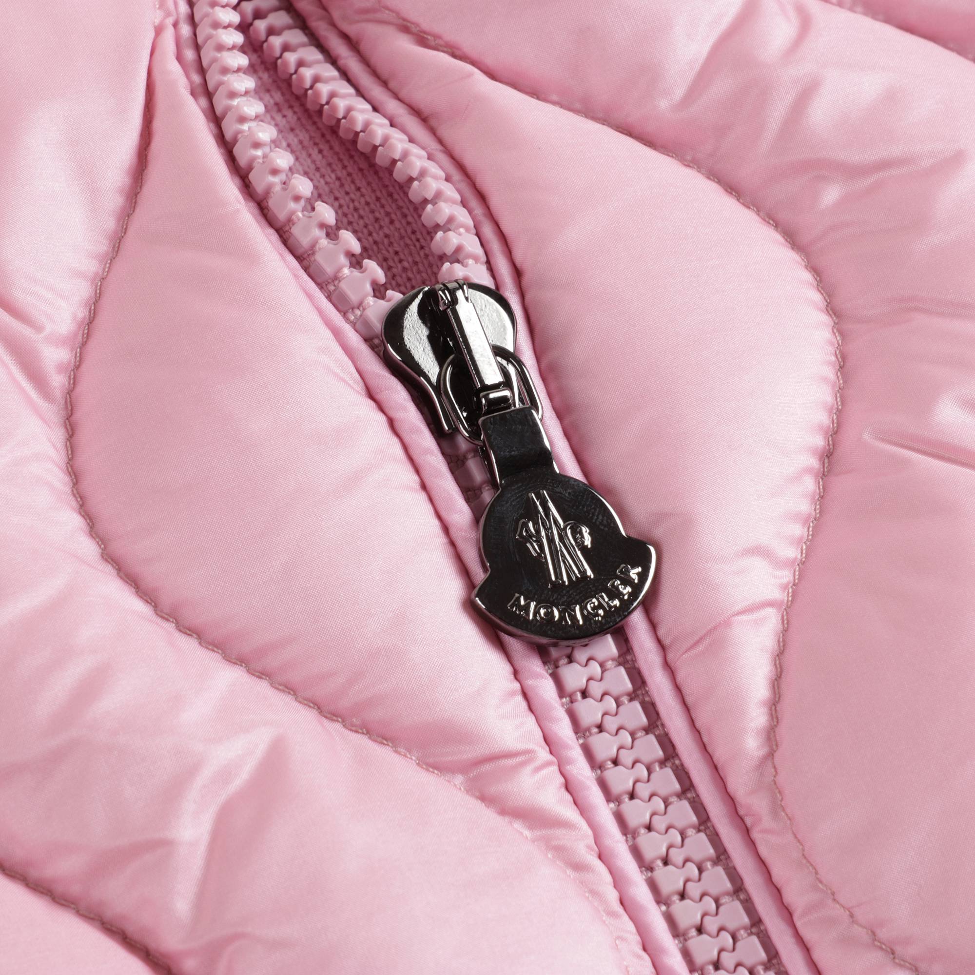Girls Dark Pink Virgin Wool Jacket