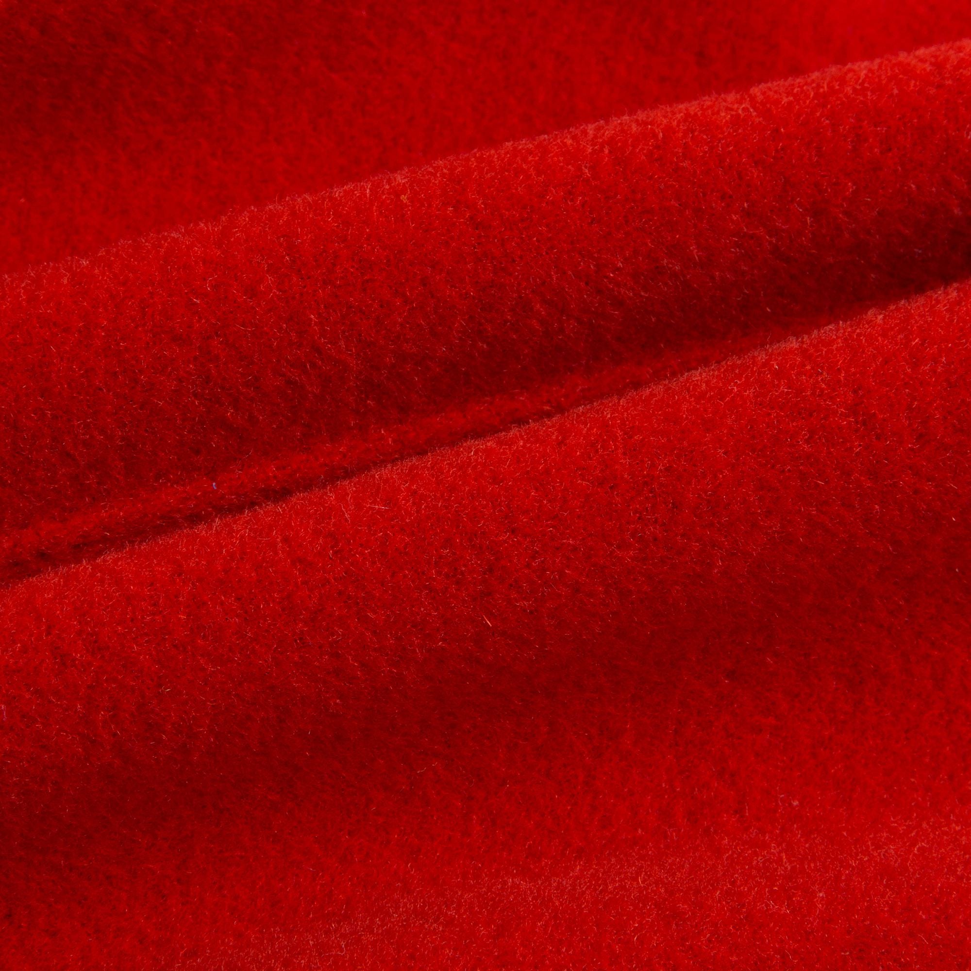 Baby Girls Orange Red Wool Coat