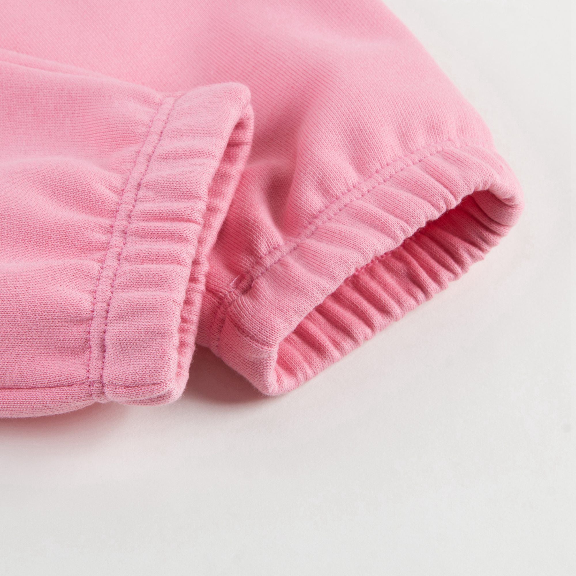 Girls Pink Cotton Tracksuit Trousers