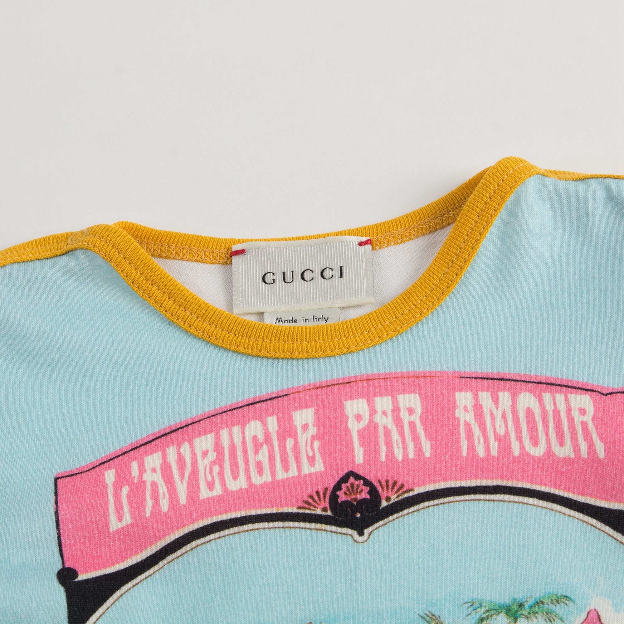 Baby Girls White & Pink Fancy Printed Trims T-Shirt