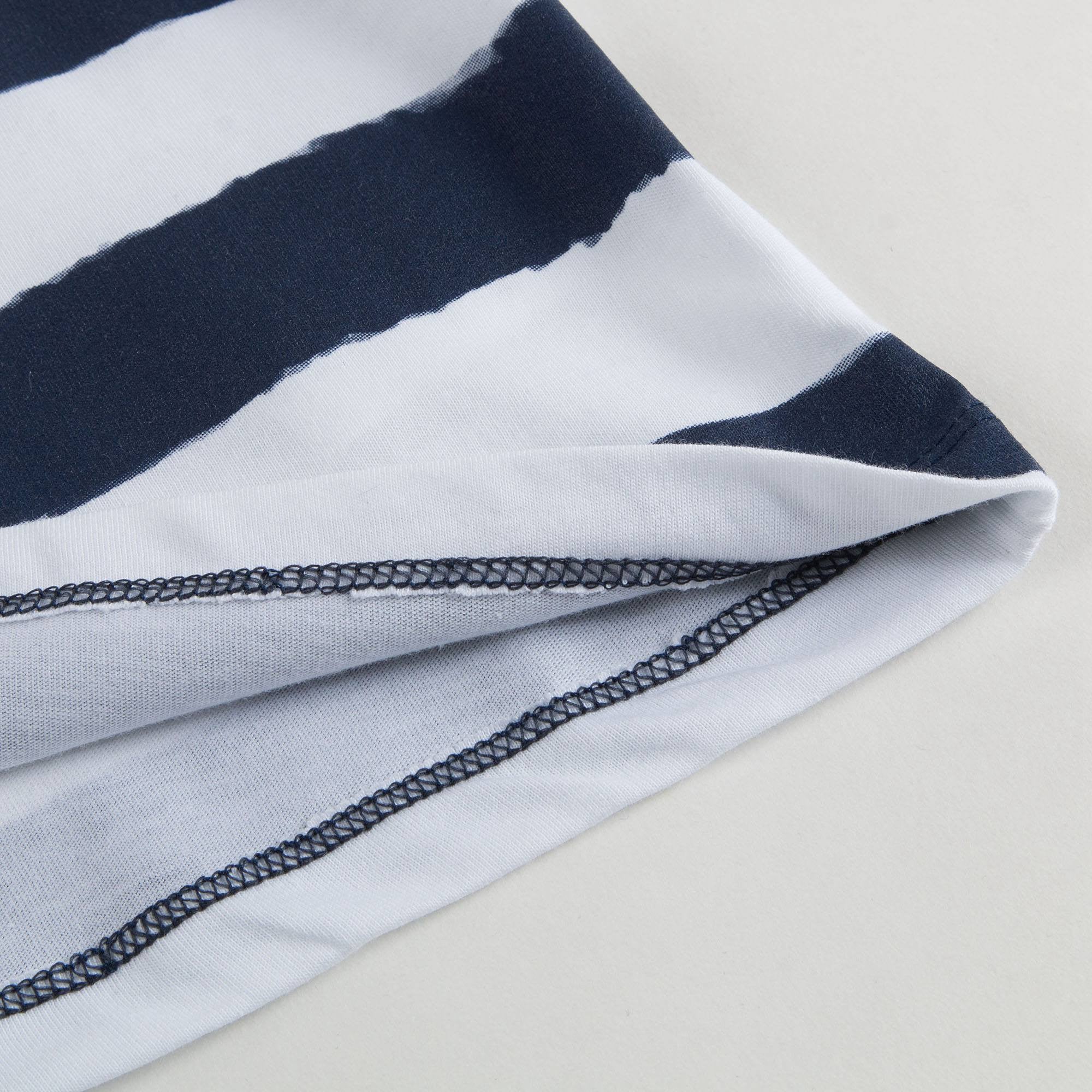 Boys Blue & White Striped T-shirt
