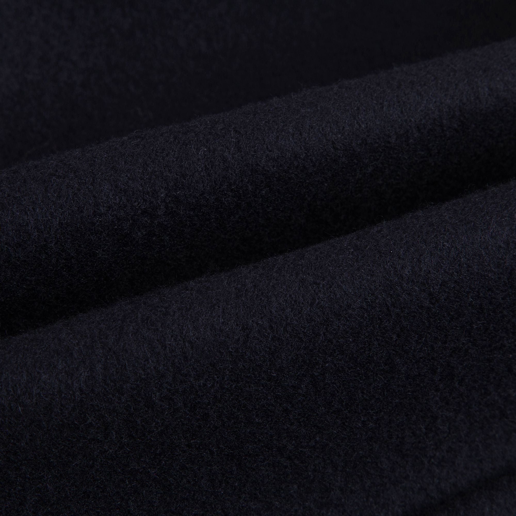 Girls Navy Virgin Wool Coat