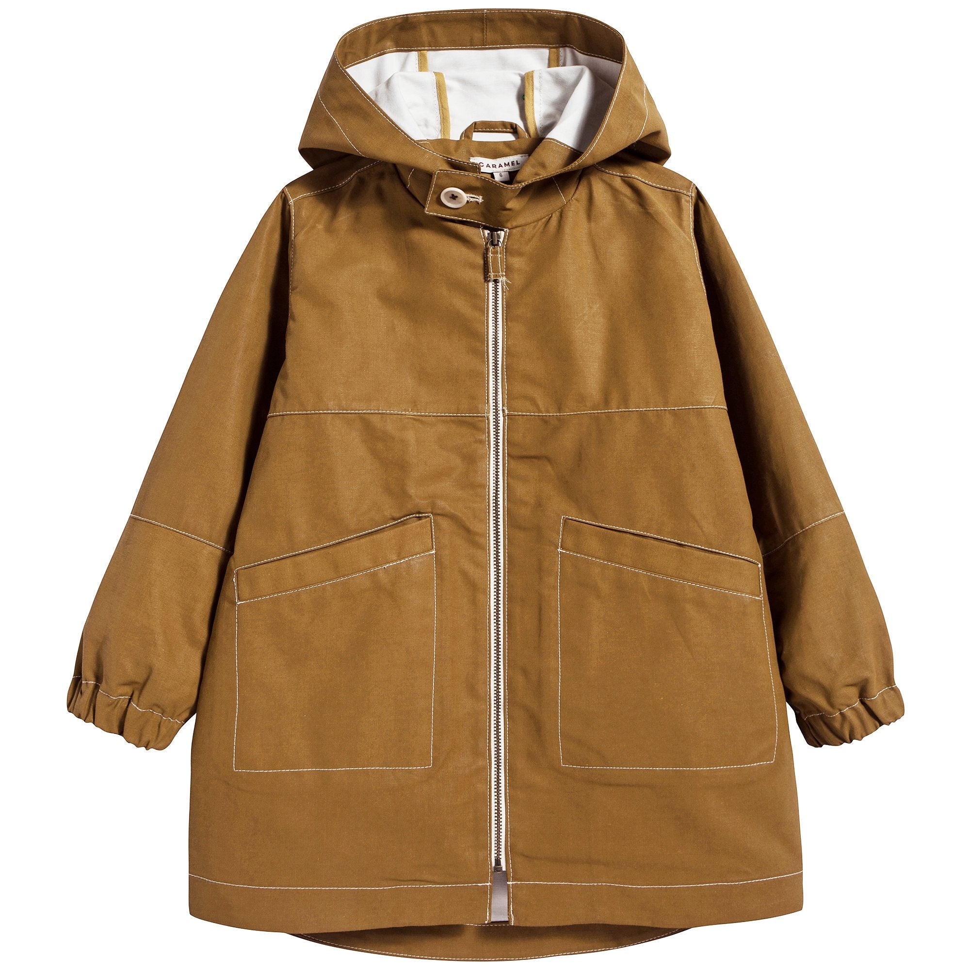 Boys Mustard Cotton Coat