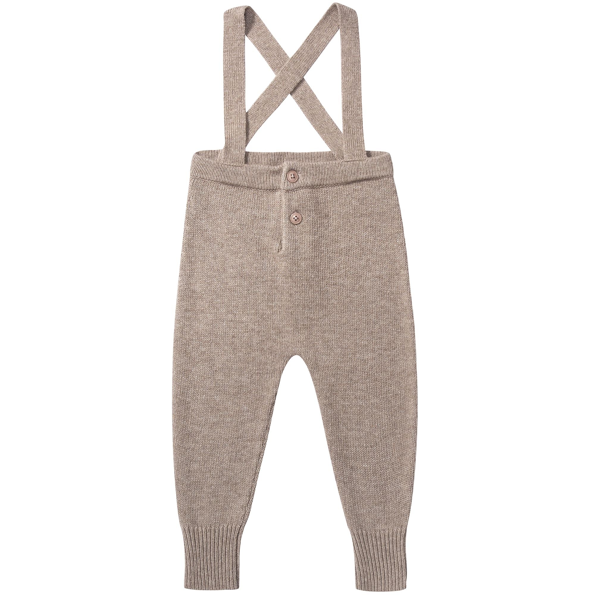 Baby Light Taupe Knitted Romper
