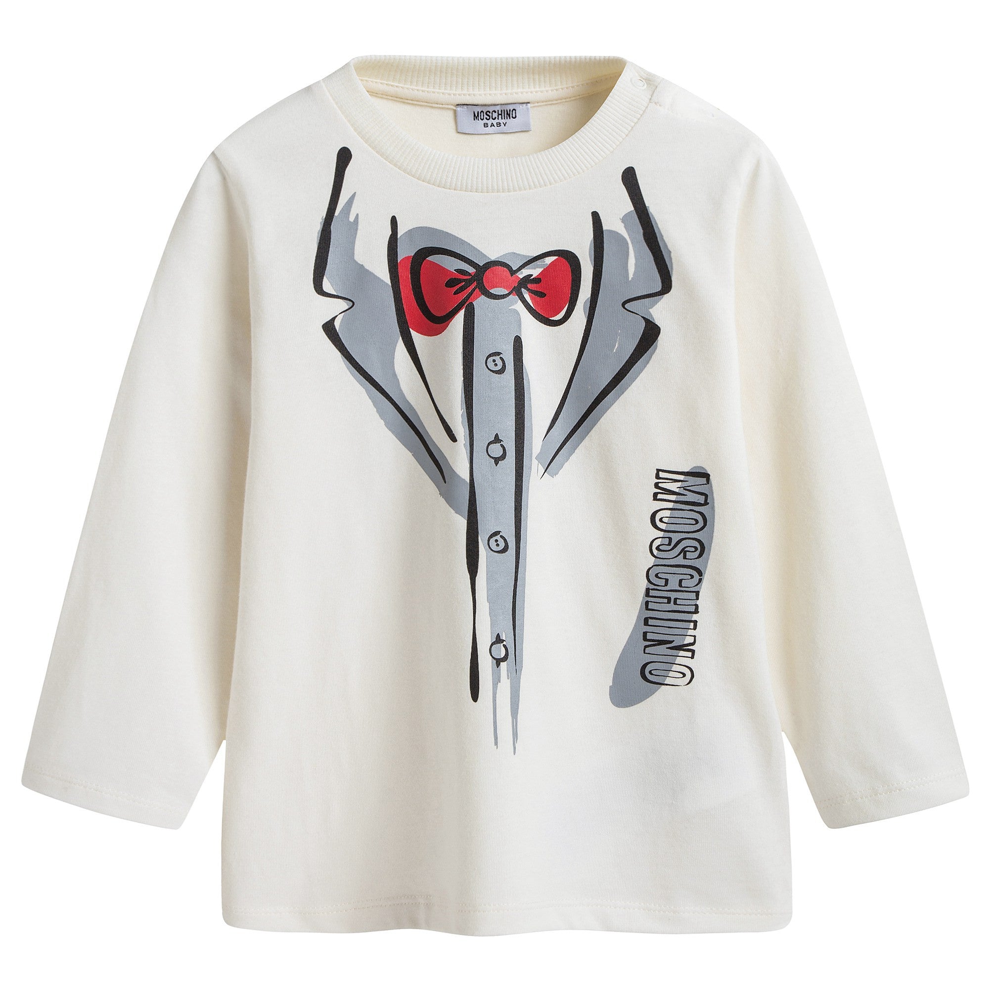 Baby Boys Ivory 'Dinner Jacket' Top