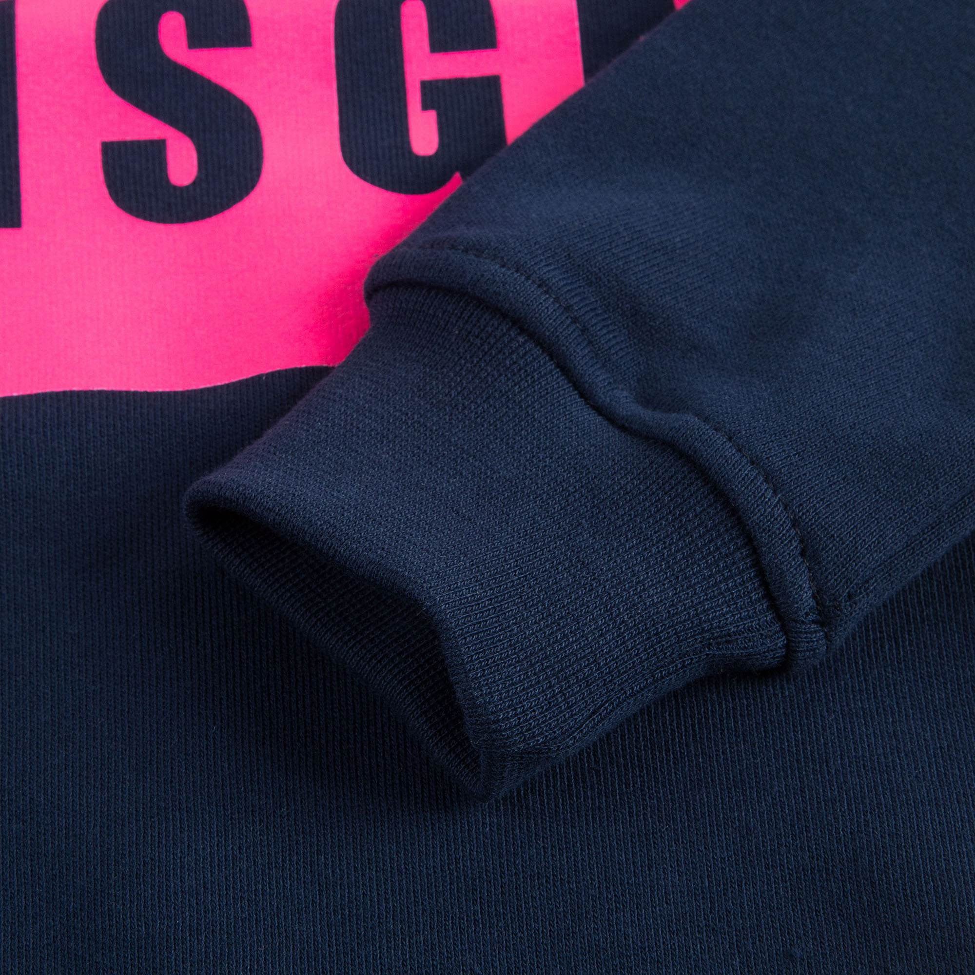Girls Navy Blue Logo Sweatshirt